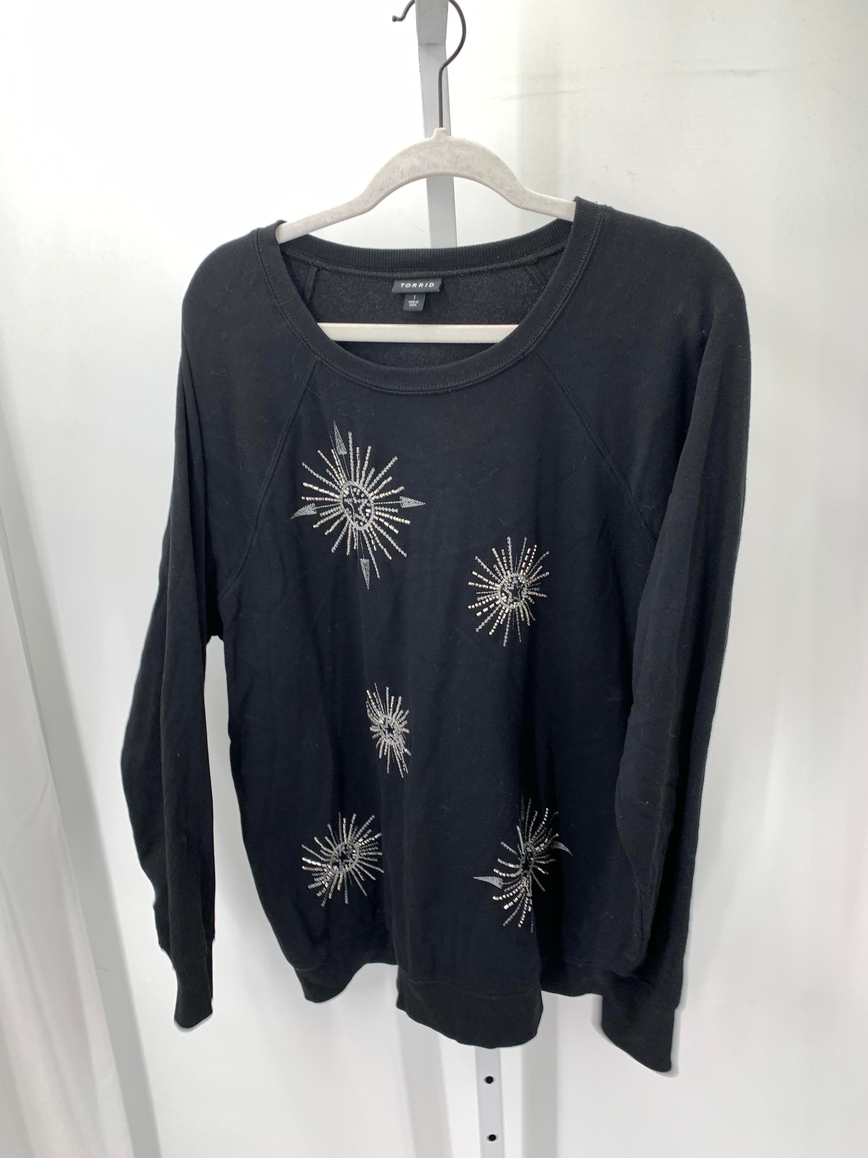 Torrid Size 1X Womens Long Sleeve Shirt