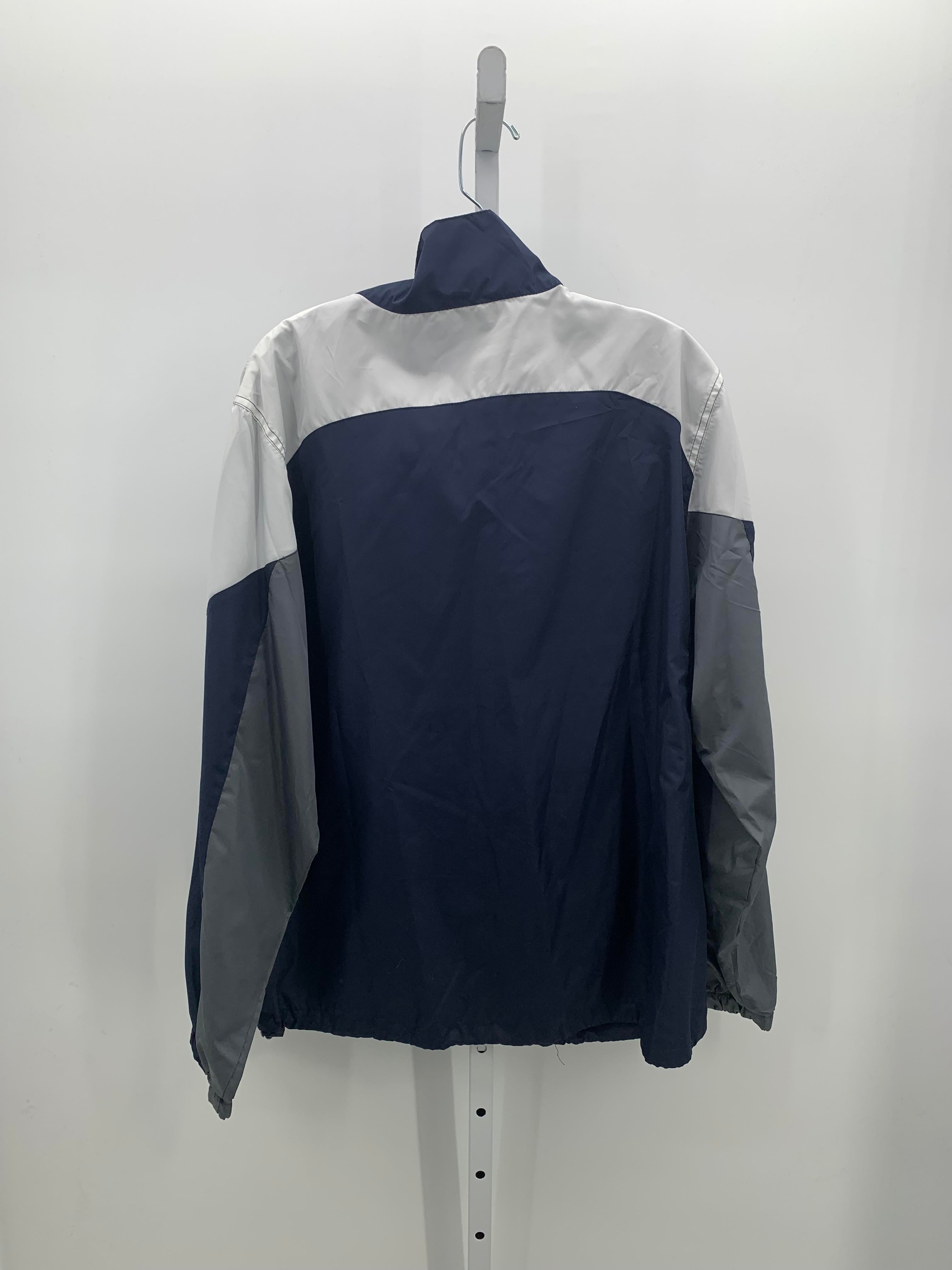 NEW PATRIOTS ZIP UP WINDBREAKER.