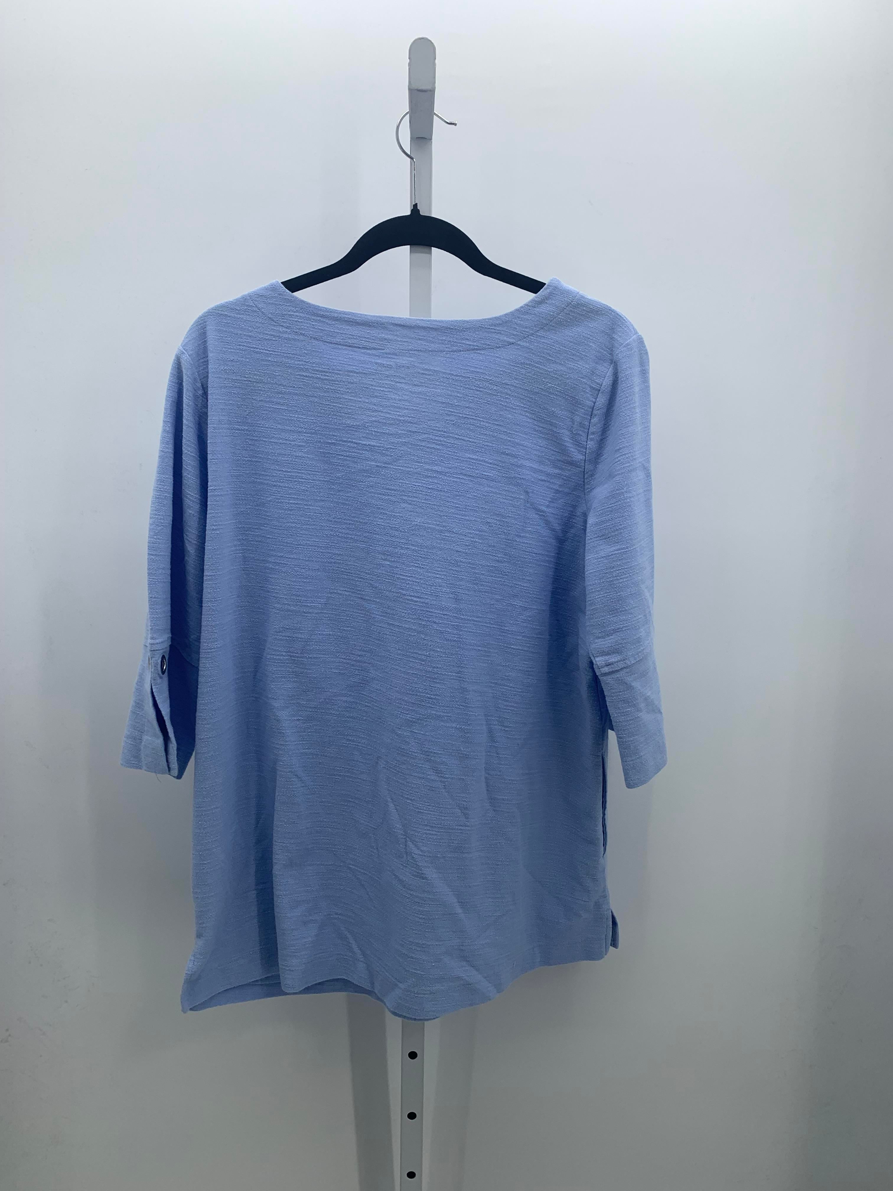 Coral Bay Size Large Misses 3/4 Sleeve Shirt