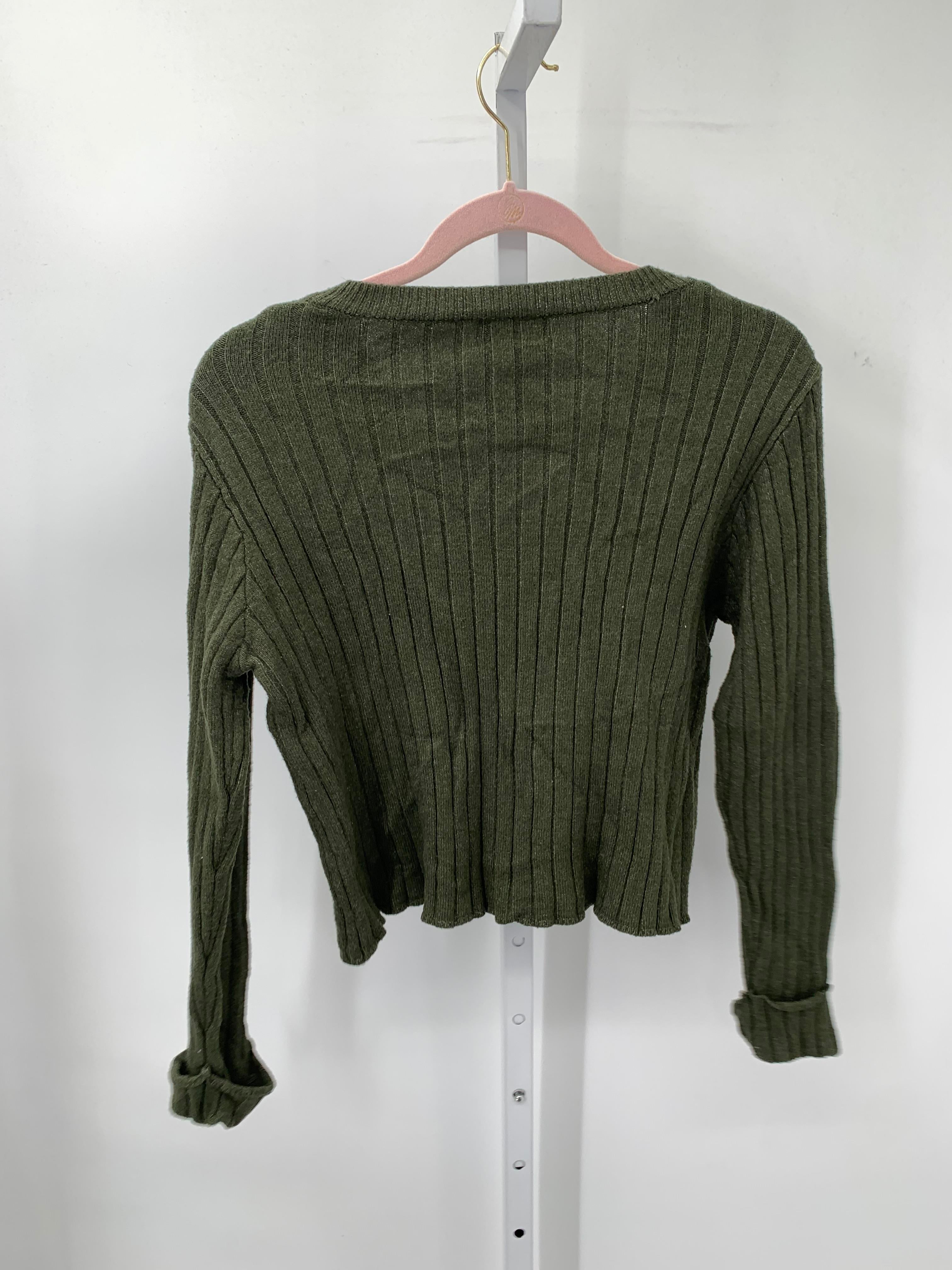 Poof Size Large Juniors Long Sleeve Sweater