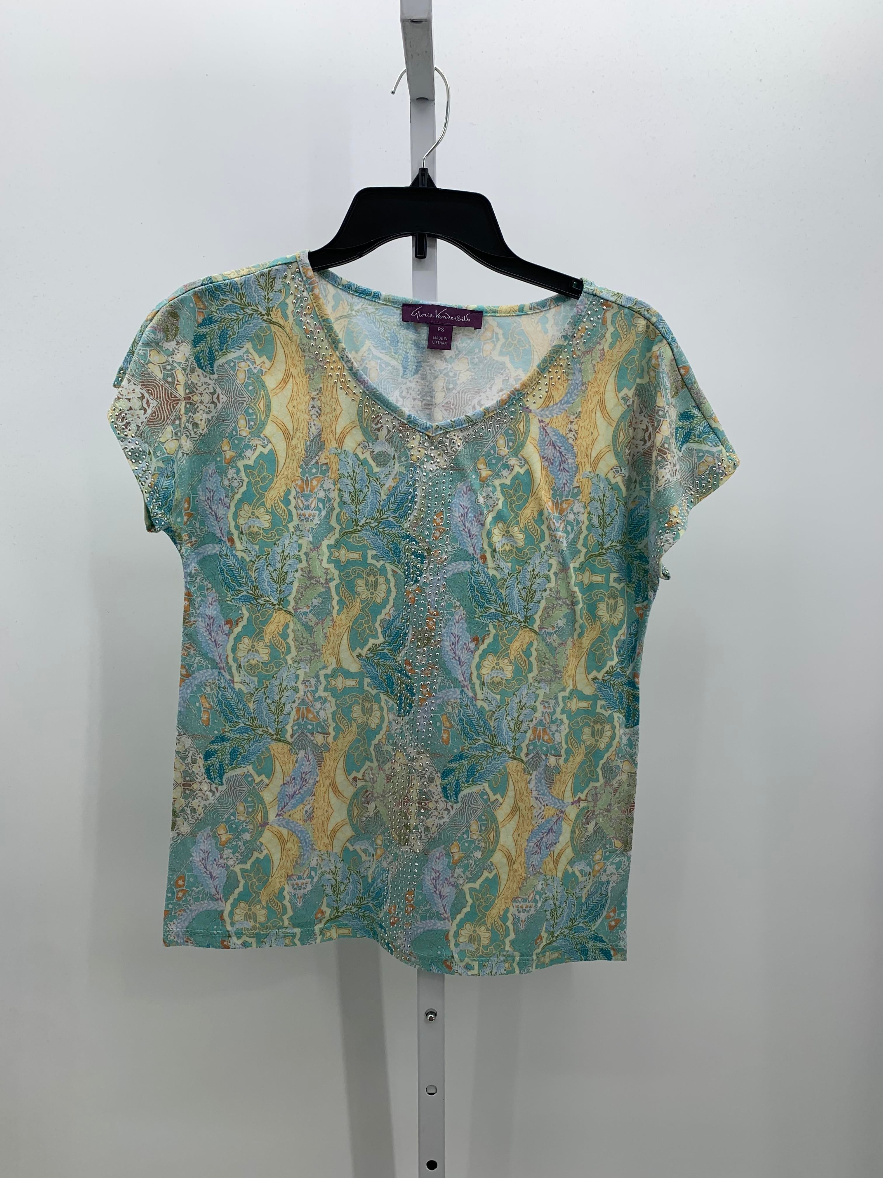 Gloria Vanderbilt Size Small Petite Petite Short Sleeve Shirt