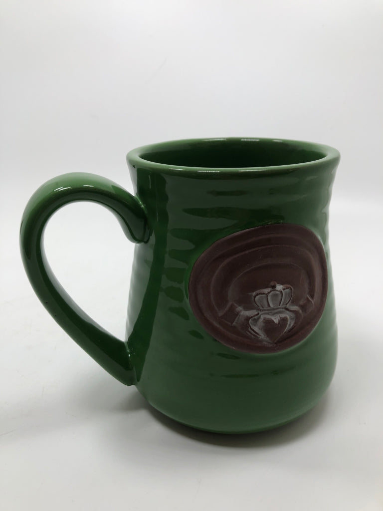 FRIENDSHIP LOYALTY LOVE GREEN MUG.