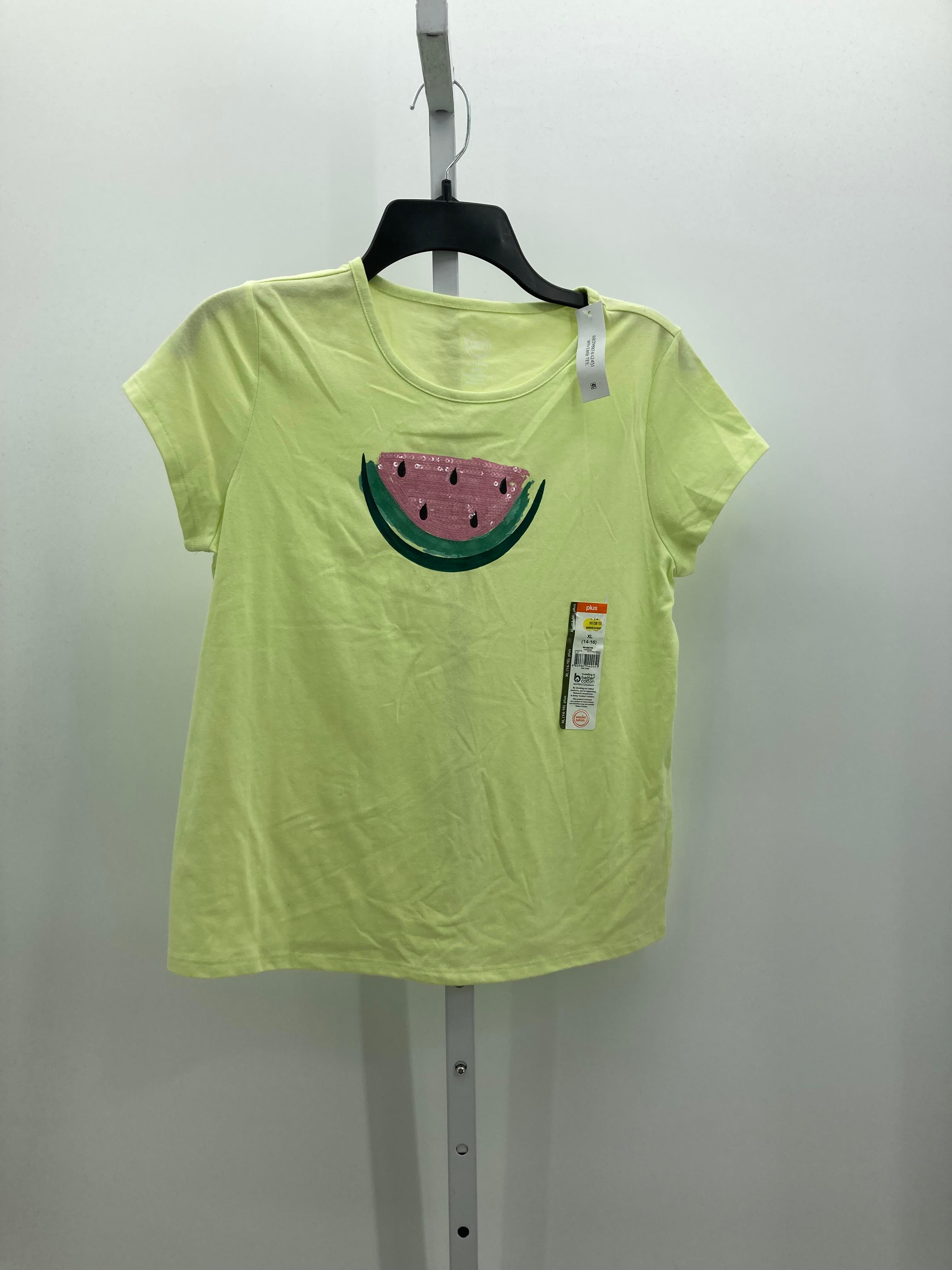 Wonder Nation Size 14-16 Girls Short Sleeve Shirt