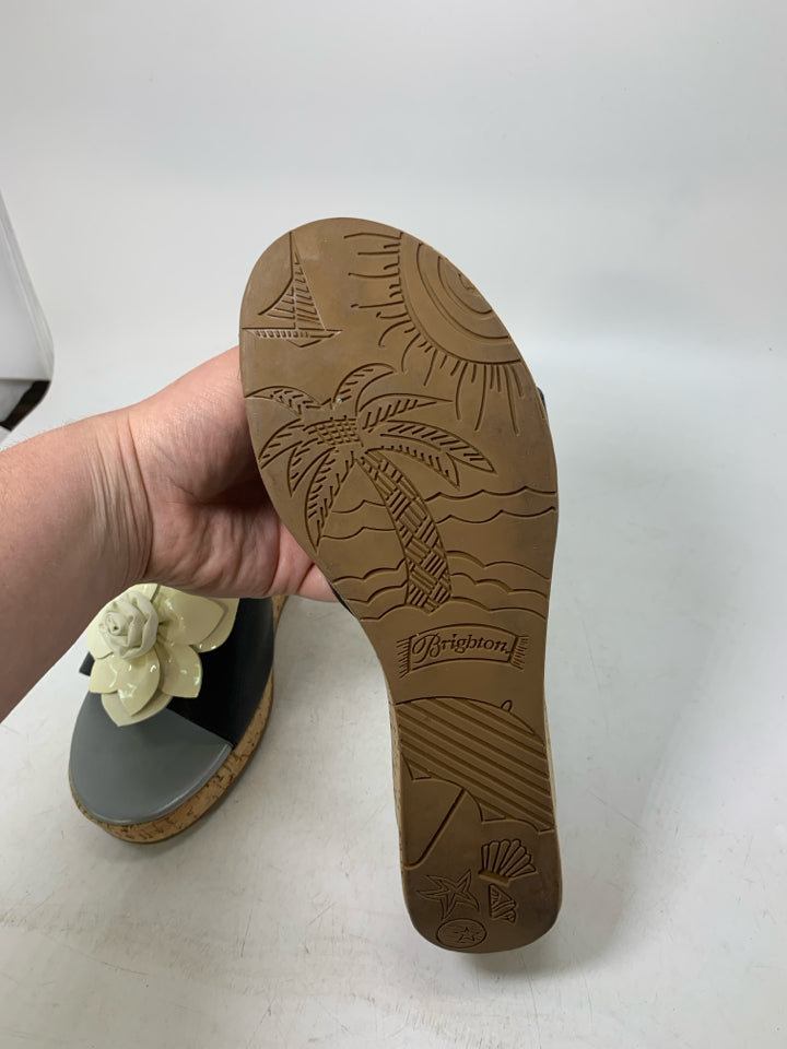 Brighton Helena Floral Slide Sandals