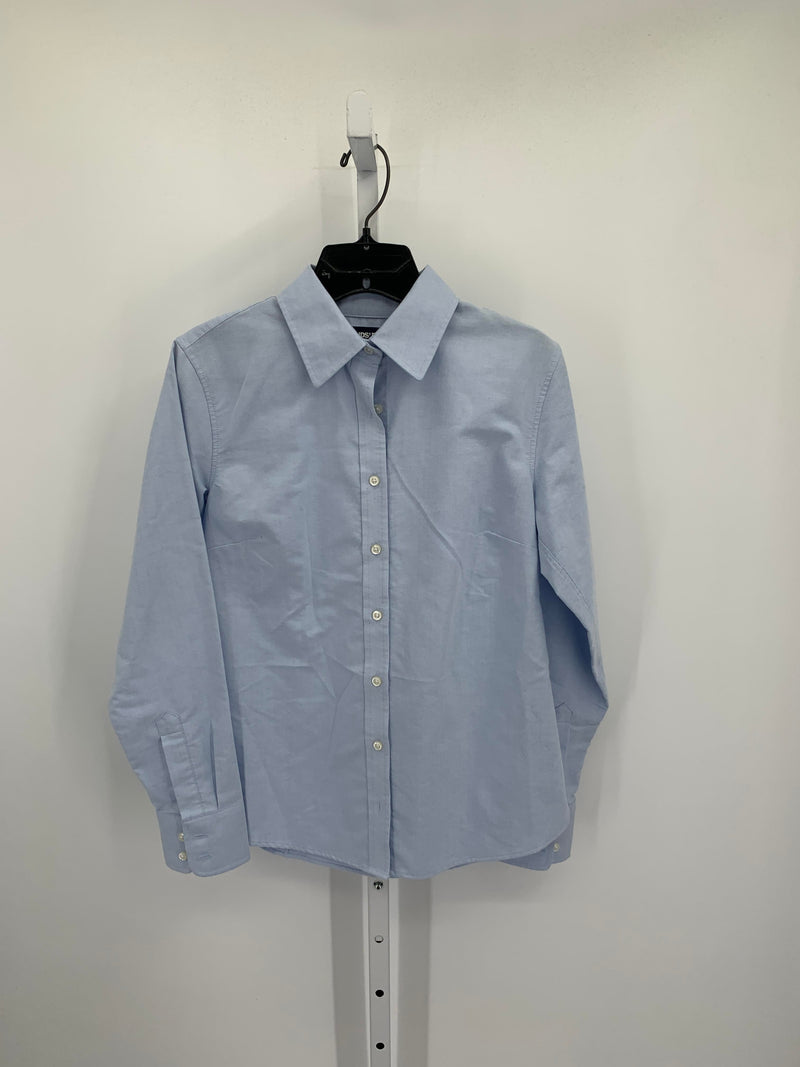 Lands End Size X Small Misses Long Sleeve Shirt