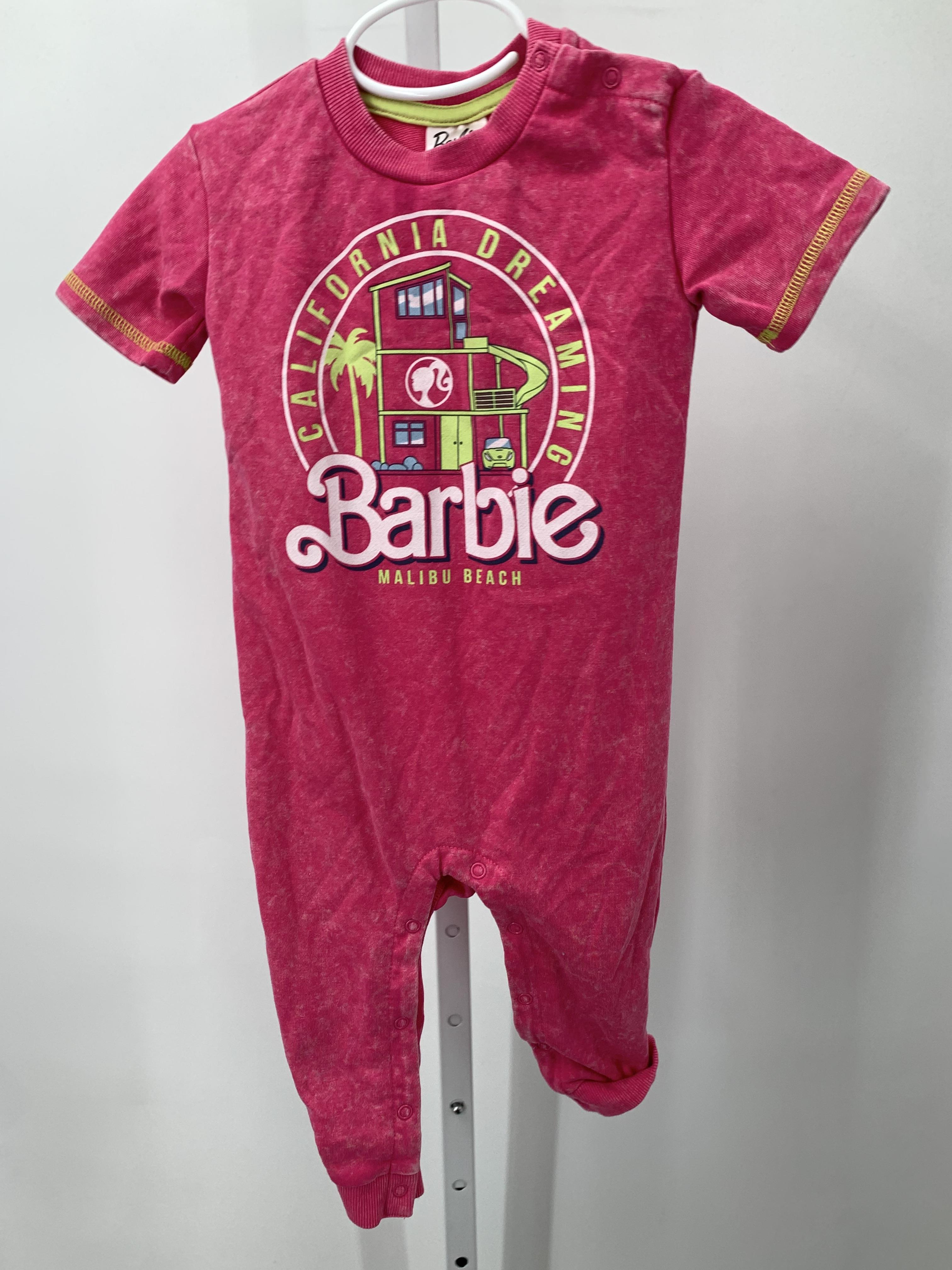 Barbie Size 18 Months Girls Short Slv. Romper
