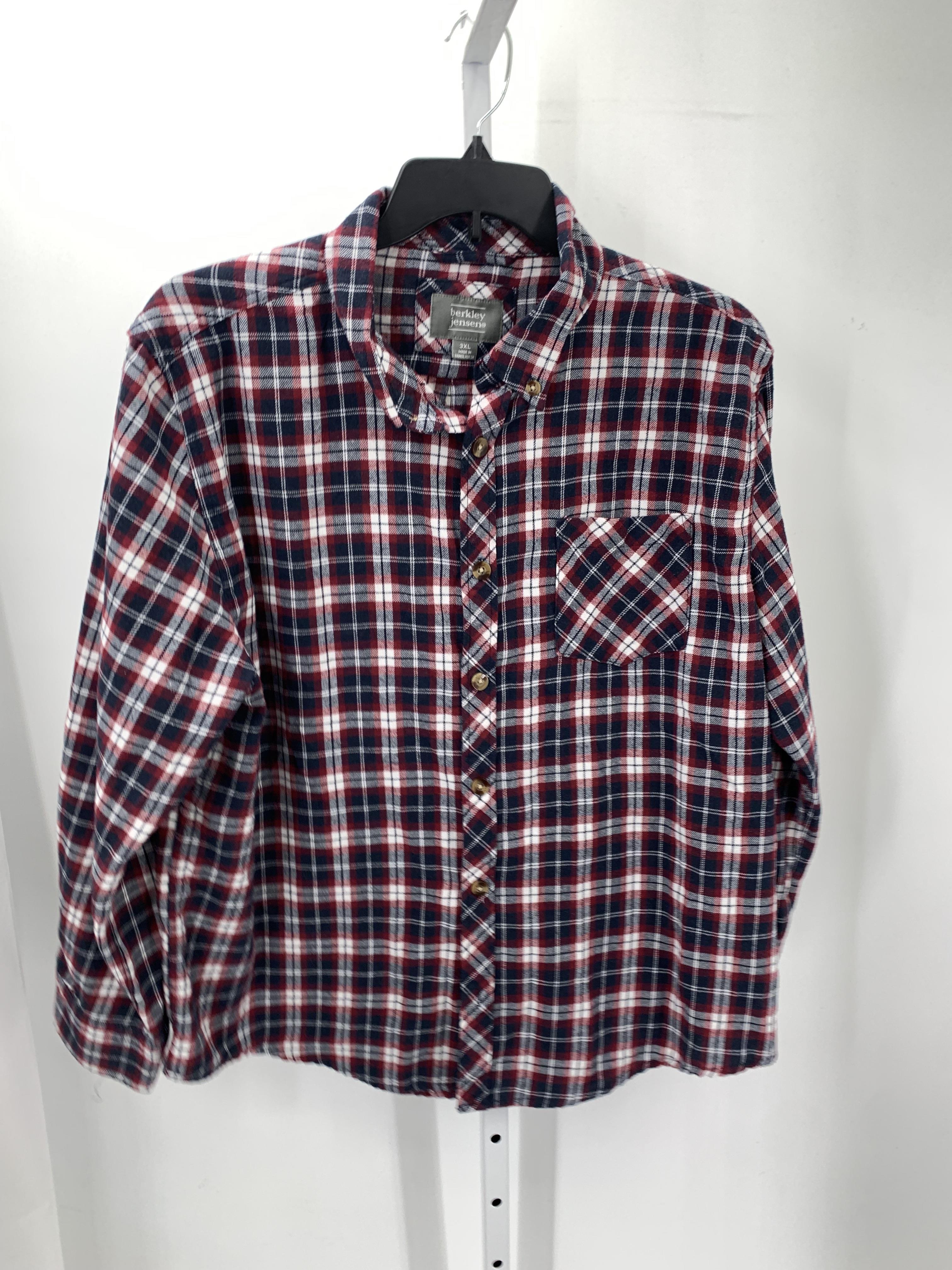 BLUE WHITE PLAID BTN DOWN