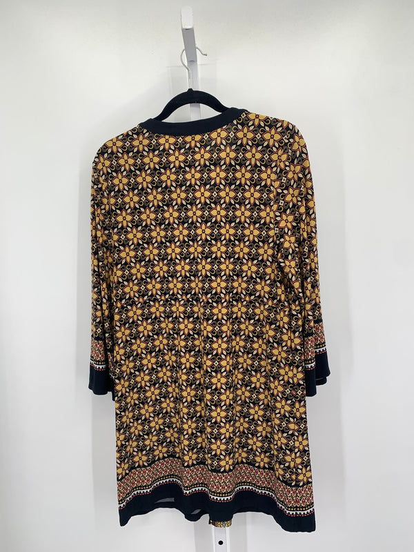 Style & Co. Size Large Misses 3/4 Sleeve Dress