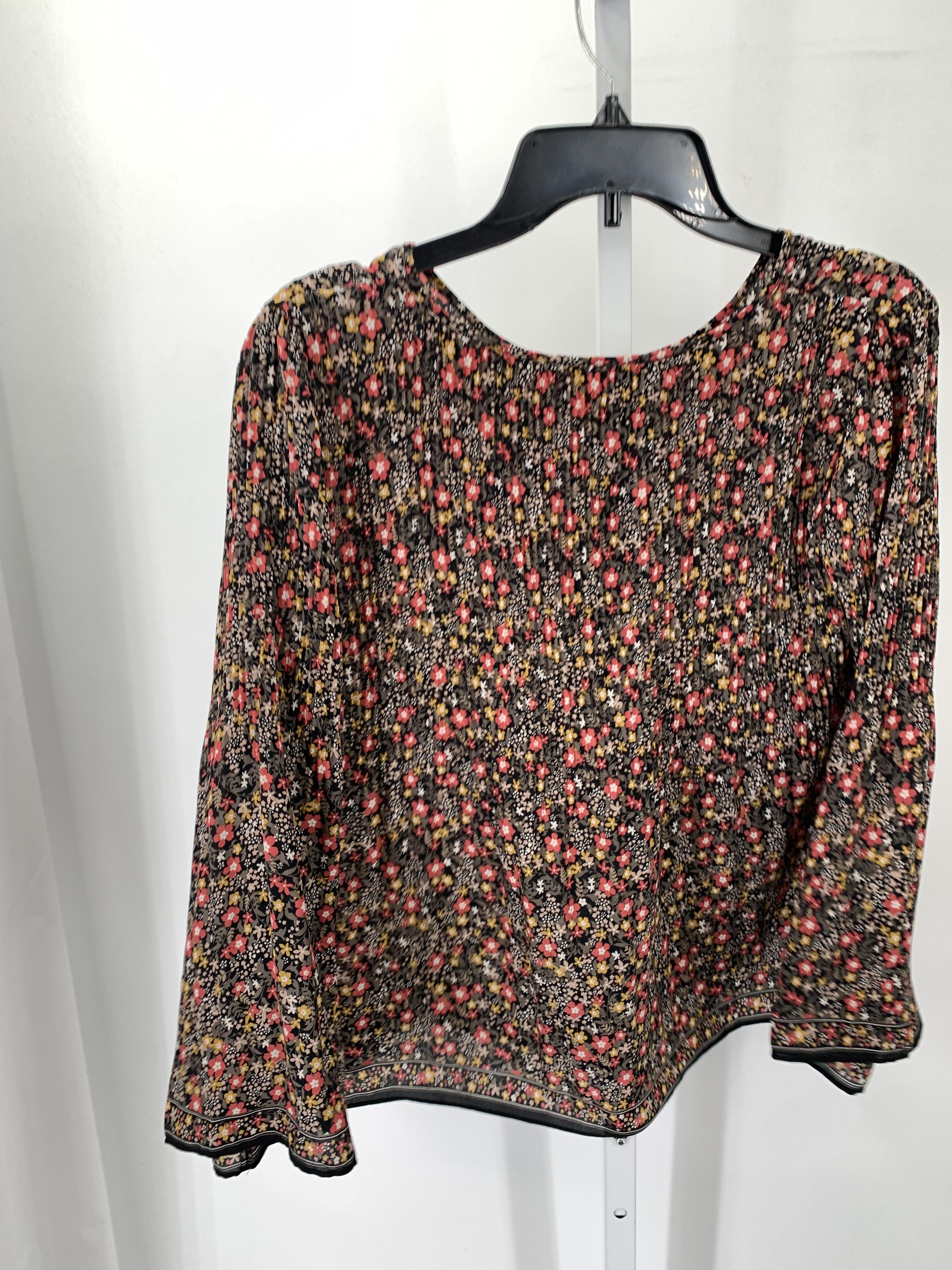 Max Studio Size Small Misses Long Sleeve Shirt