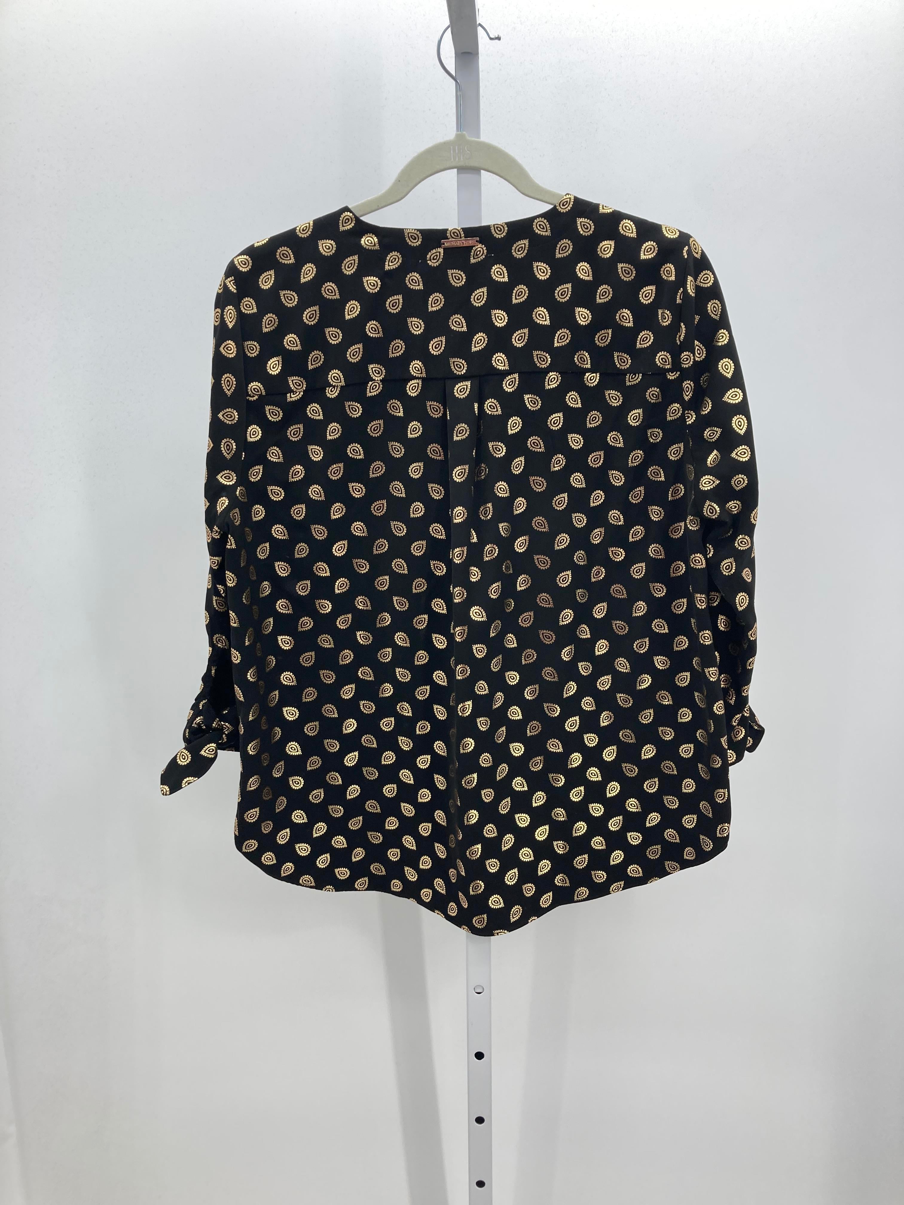 Michael Kors Size Large Misses 3/4 Sleeve Shirt