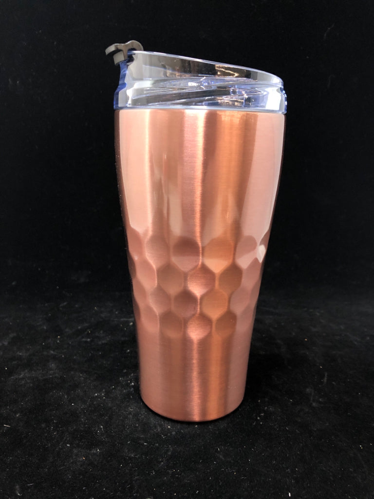 NWT PRIMULA PINK METAL TRAVEL TUMBLER.