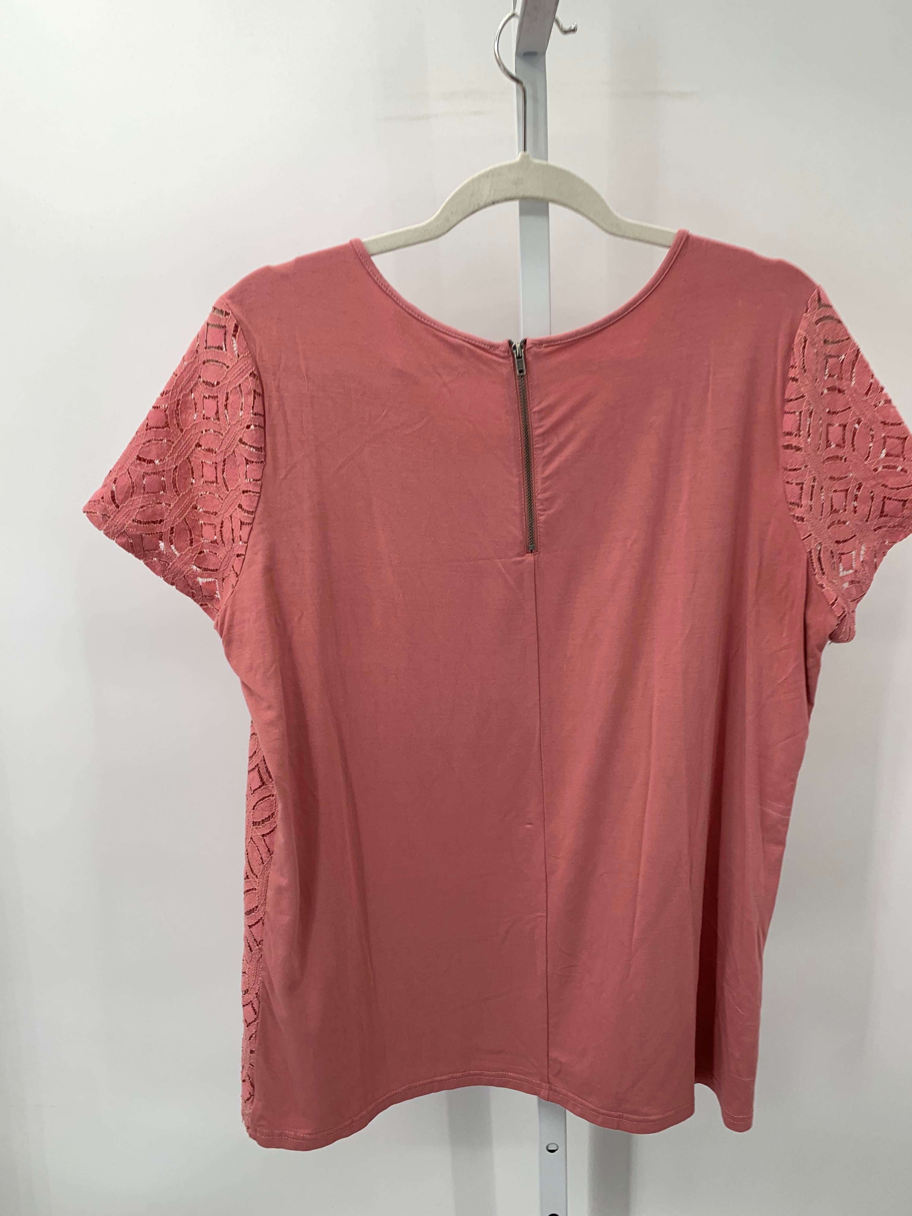 market & spruce Size Large Misses Short Sleeve Shirt