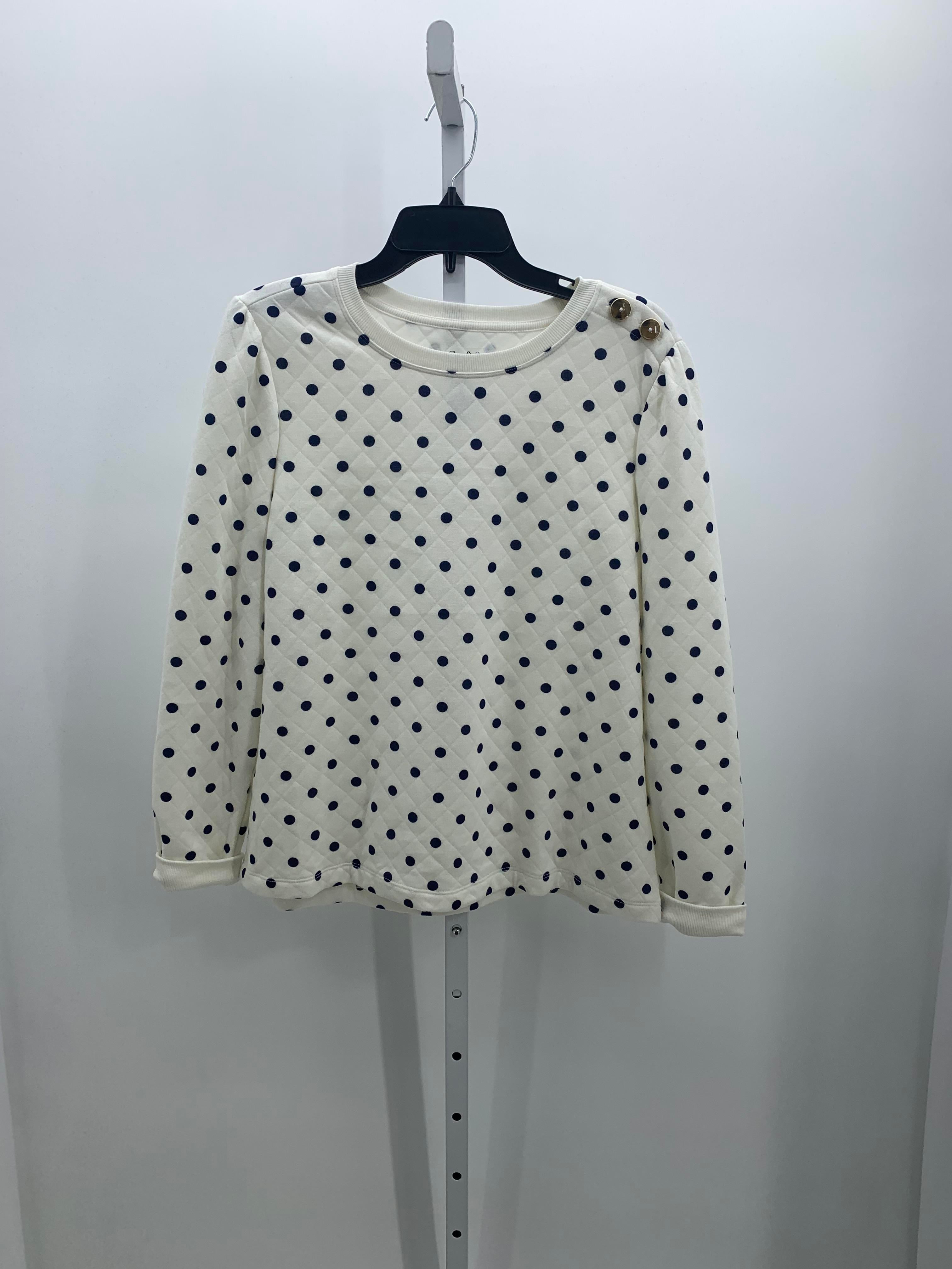 Croft & Barrow Size Medium Misses Long Sleeve Shirt