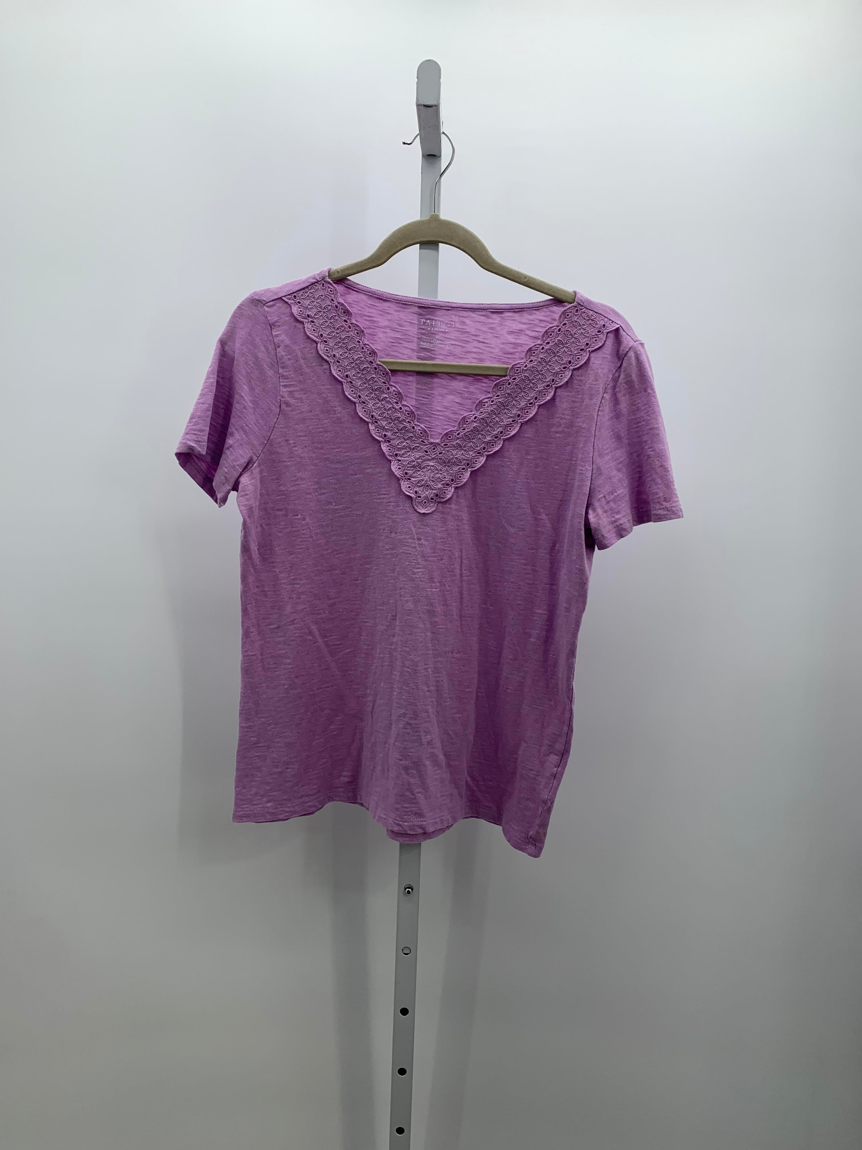 Talbots Size Medium Petite Petite Short Sleeve Shirt