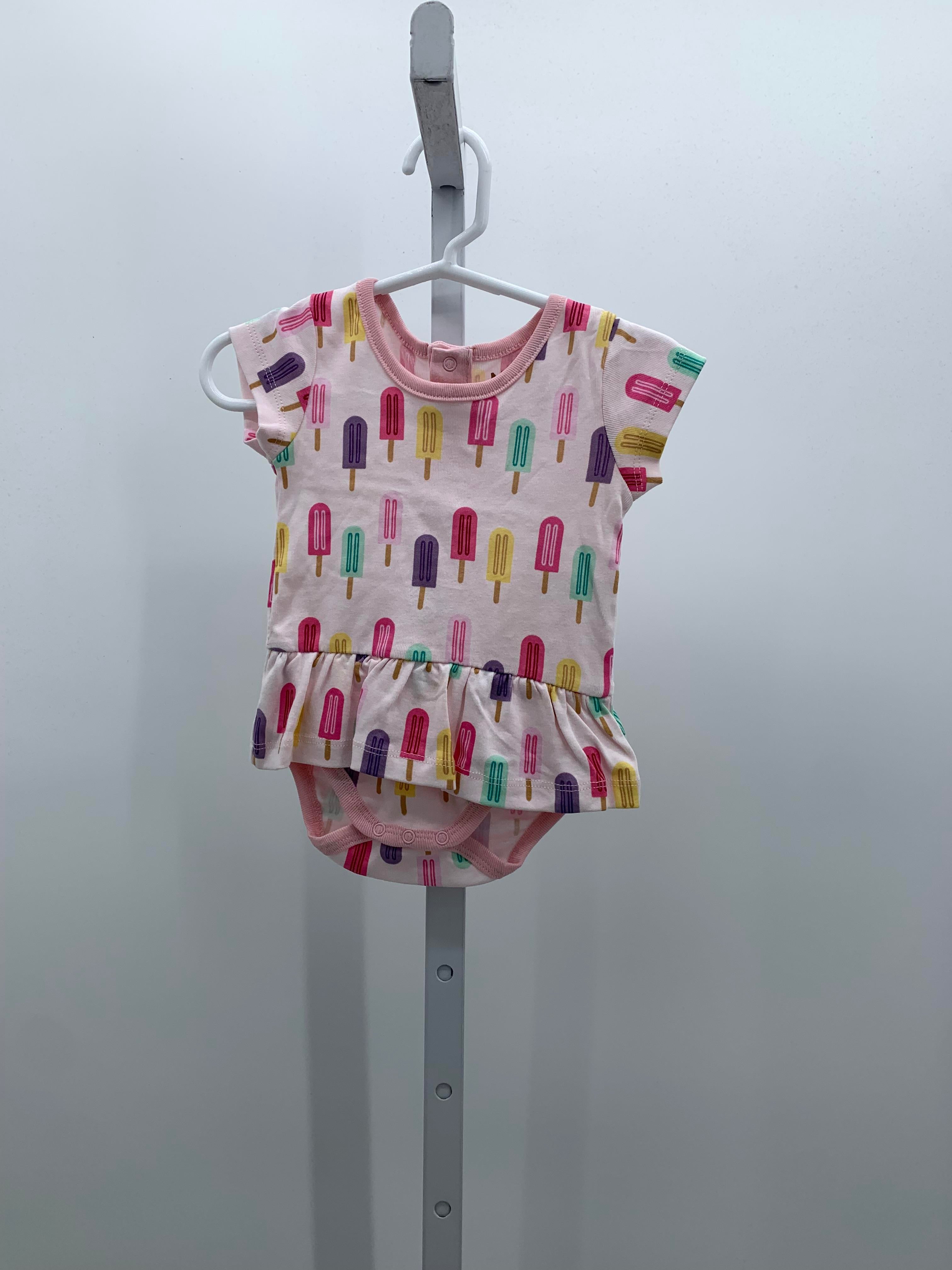 Size 3-6 Months Girls Short Sleeve Dress