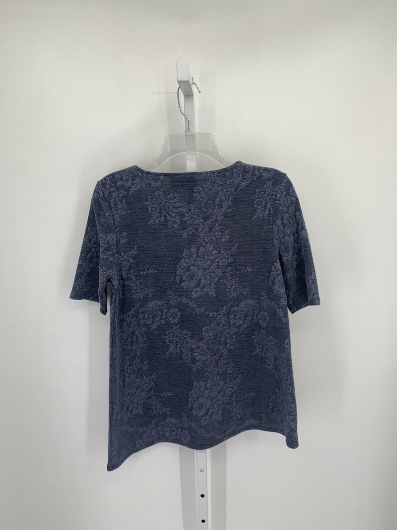 Chico's Size Small Misses Short Sleeve Shirt