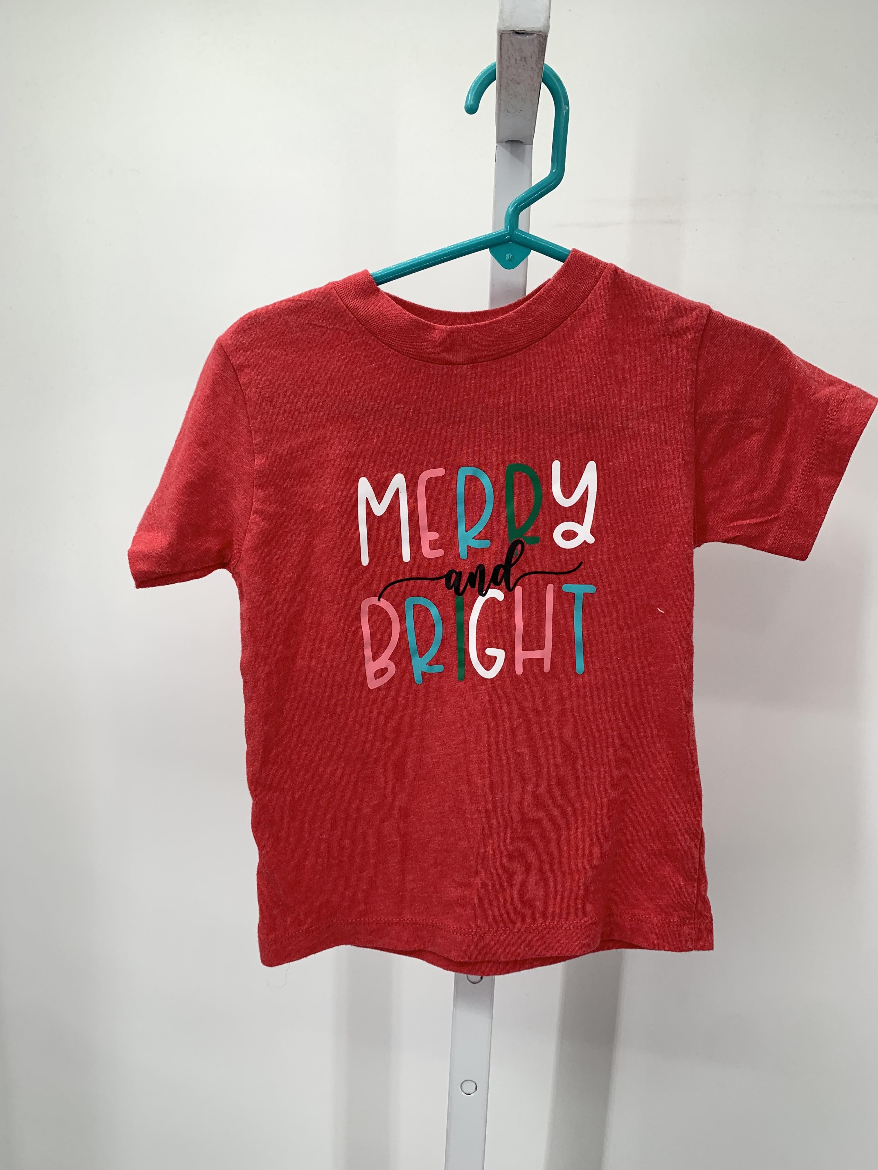 SHORT SLV SHIRT MERRY & BRIGHT