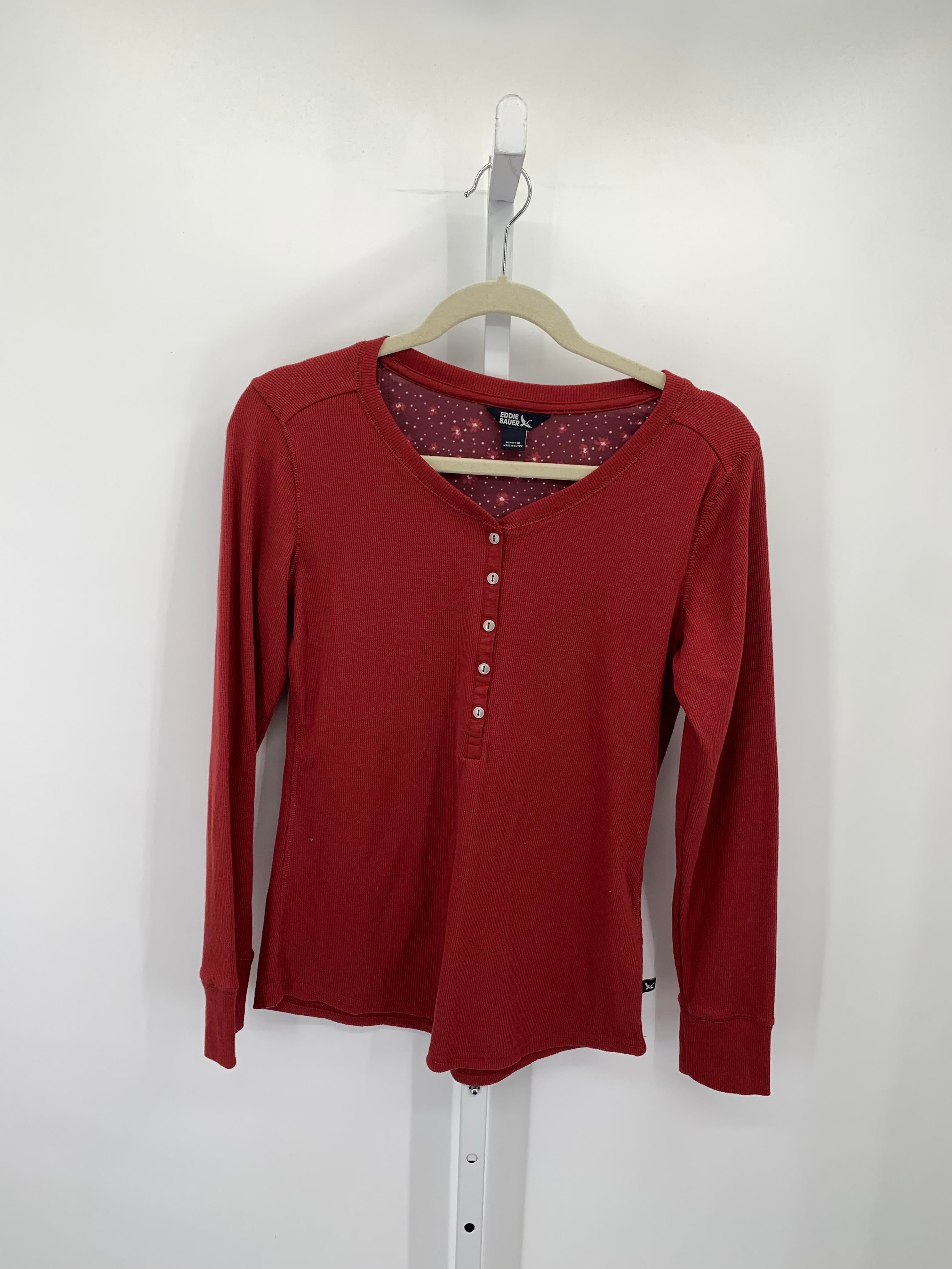 Eddie Bauer Size Medium Misses Long Sleeve Shirt