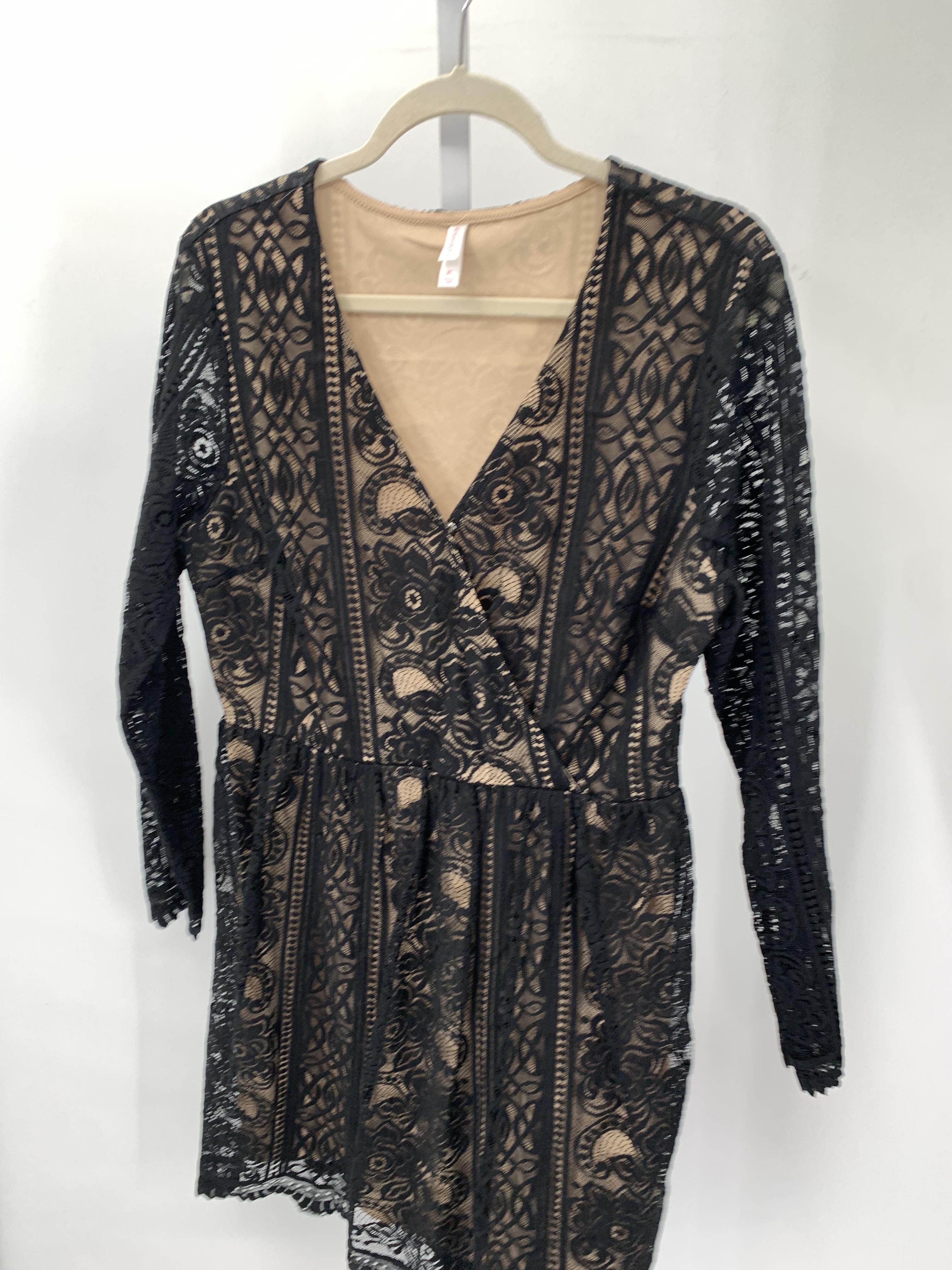 Xhilaration Size Extra Large Misses Long Sleeve Dress