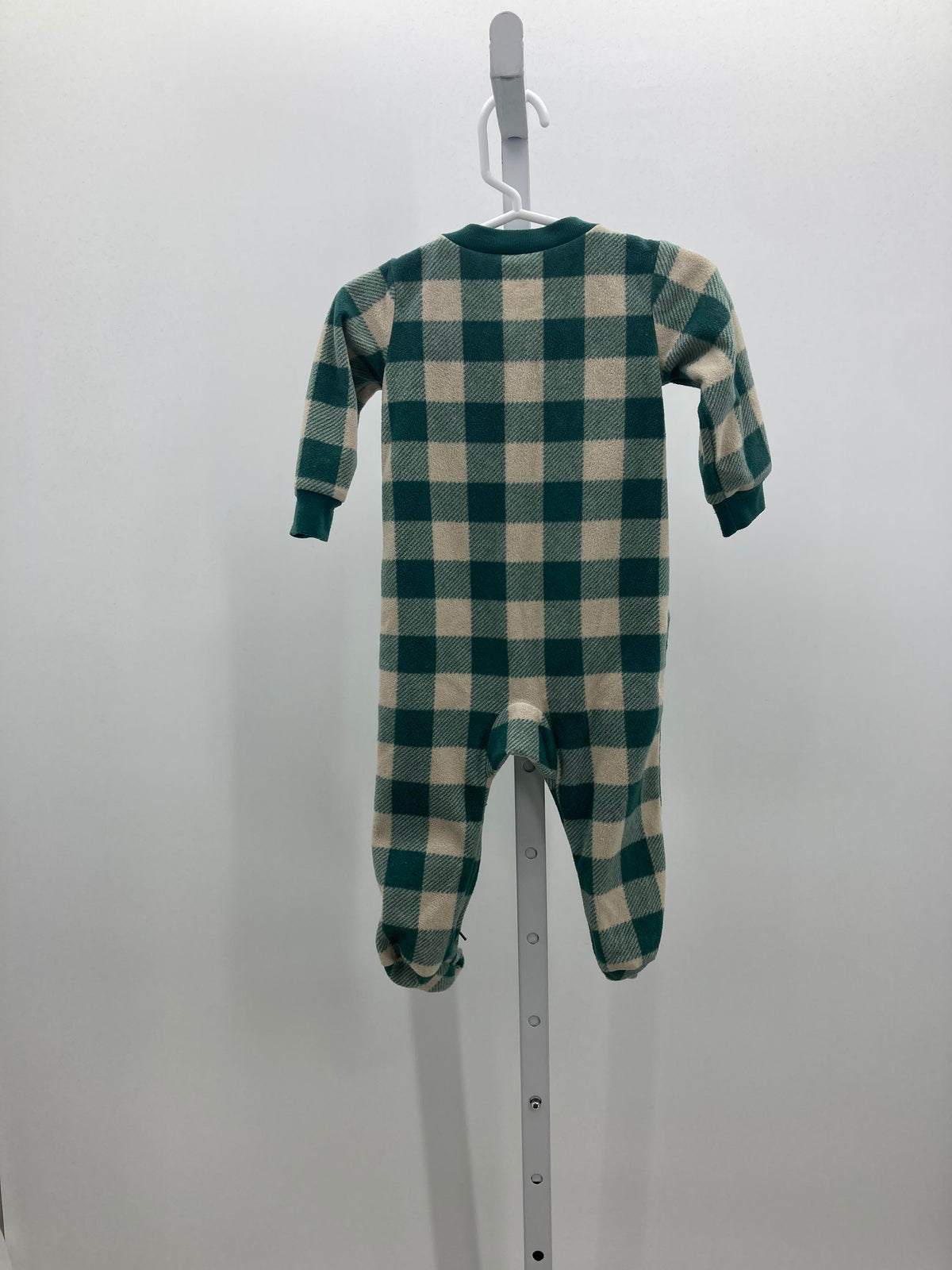 PLAID FLEECE GREY DOG