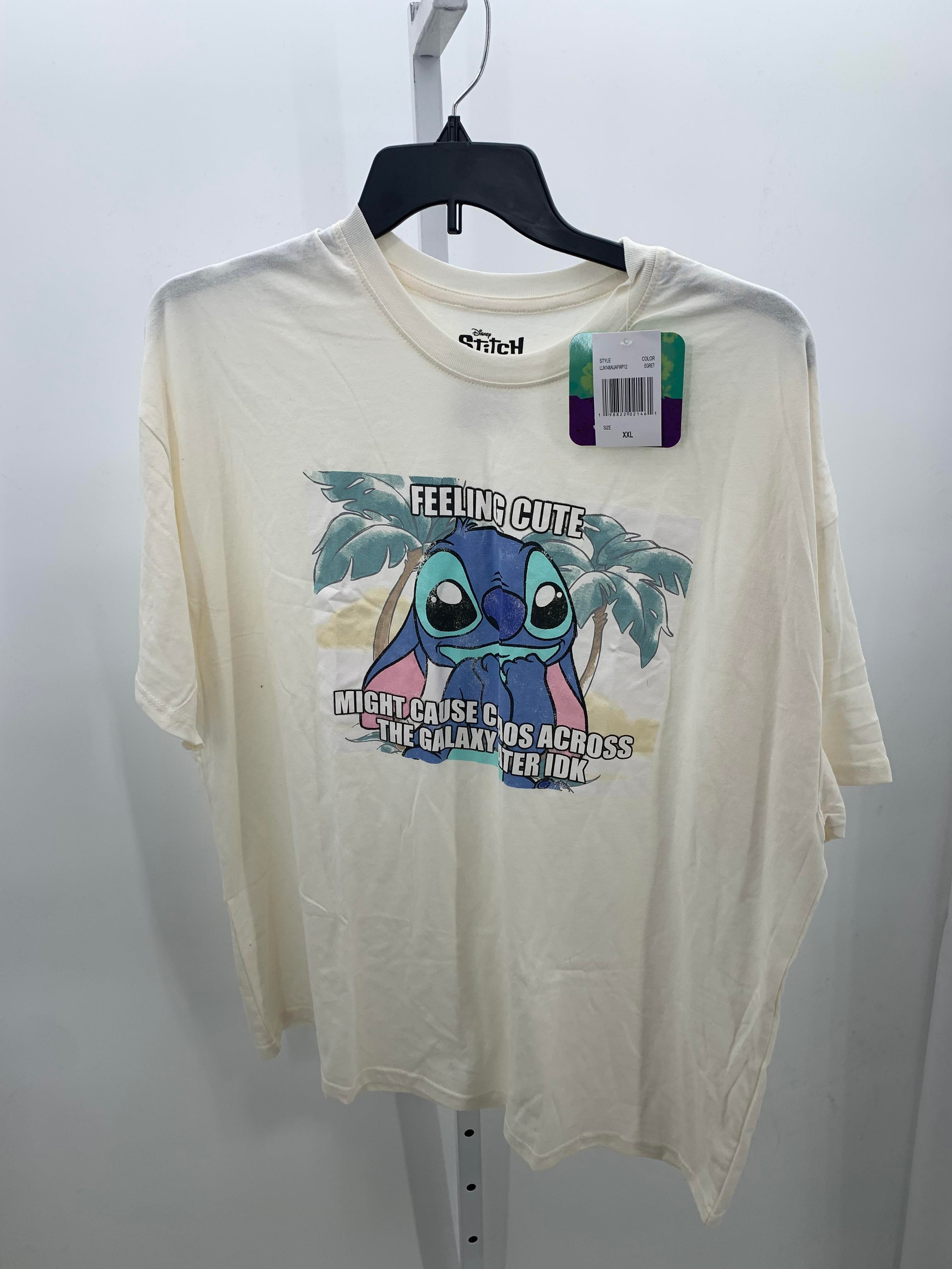 Disney Size XXL Misses Short Sleeve Shirt