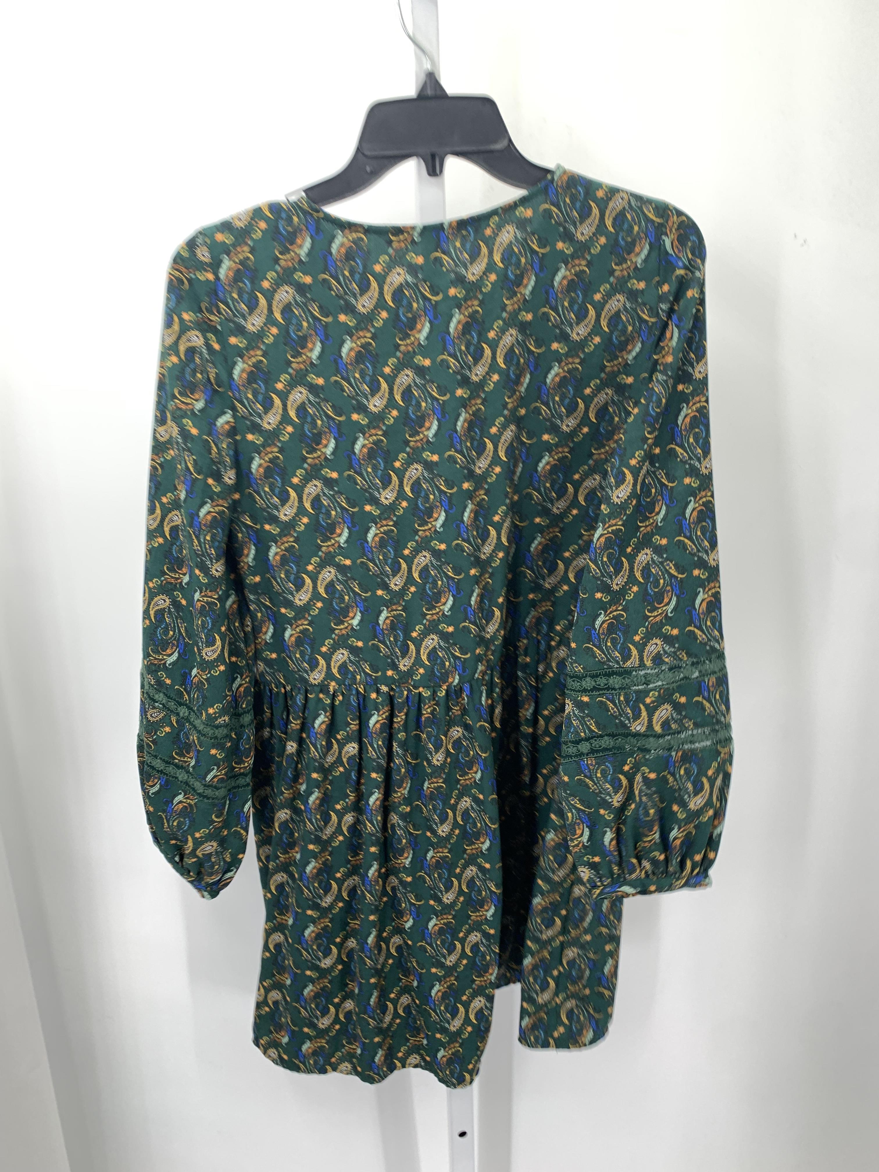Zara Size Small Misses Long Sleeve Dress