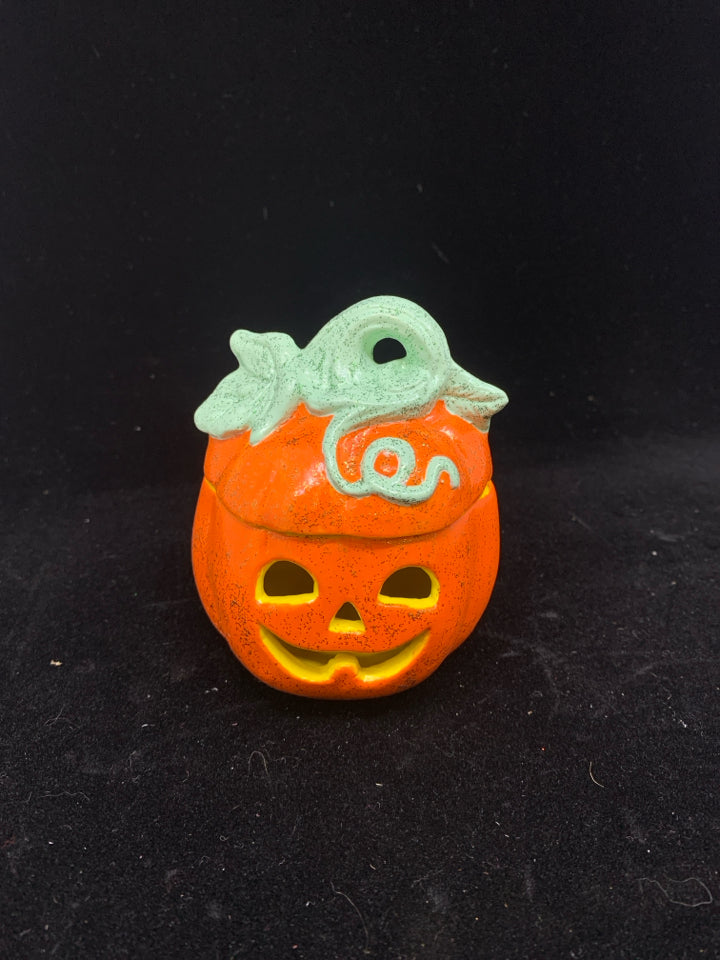JACK O LANTERN TEA LIGHT HOLDER.