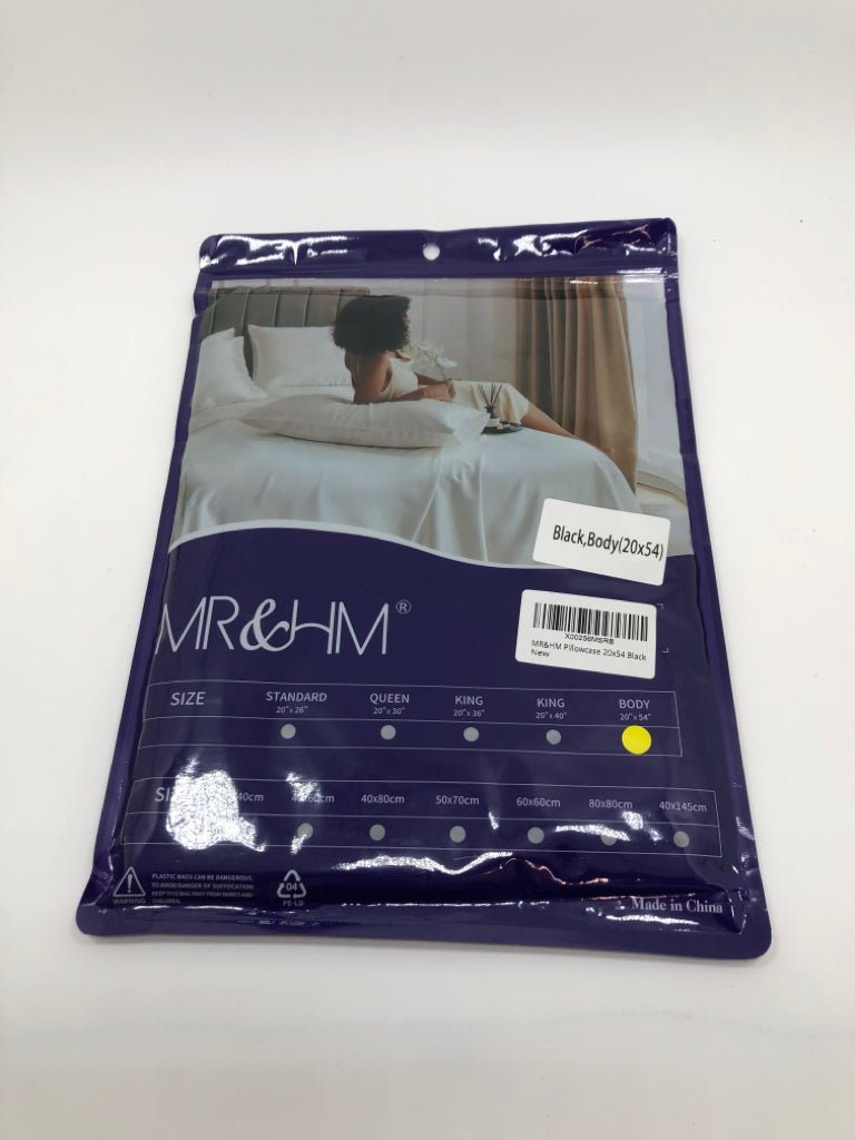 NIP BLACK PILLOWCASE.