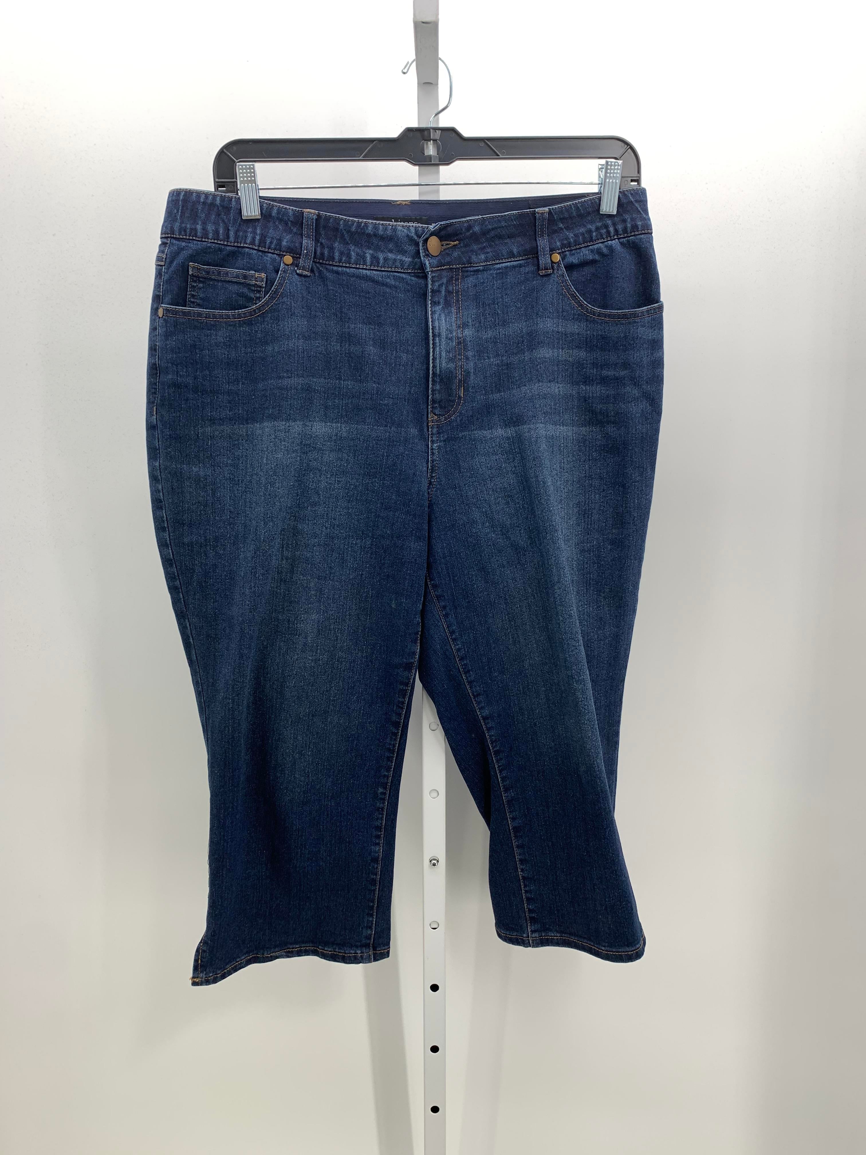 d. jeans Size 18 W Womens Capri Pants