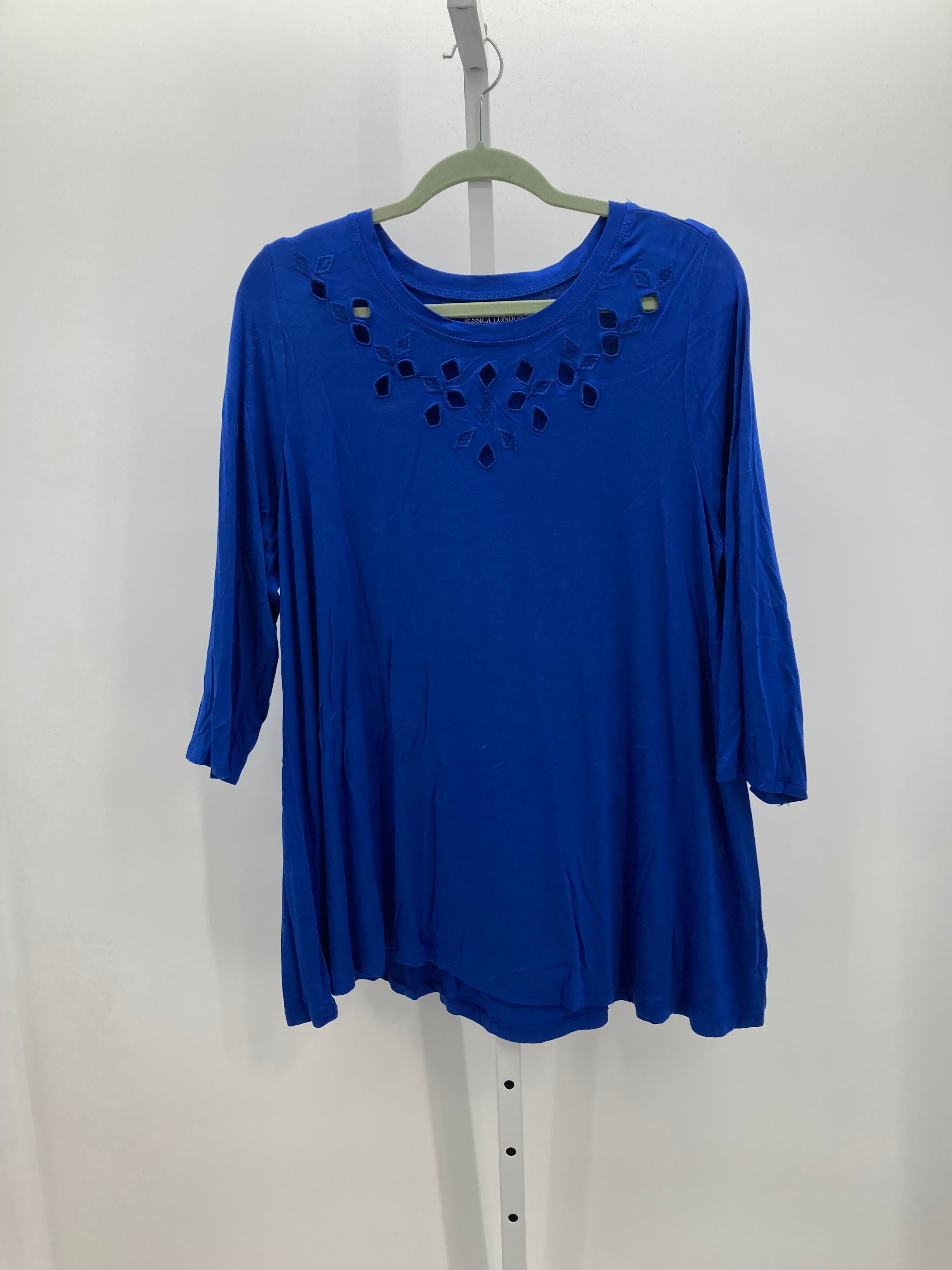 JESSICA LONDON Size Small Misses 3/4 Sleeve Shirt