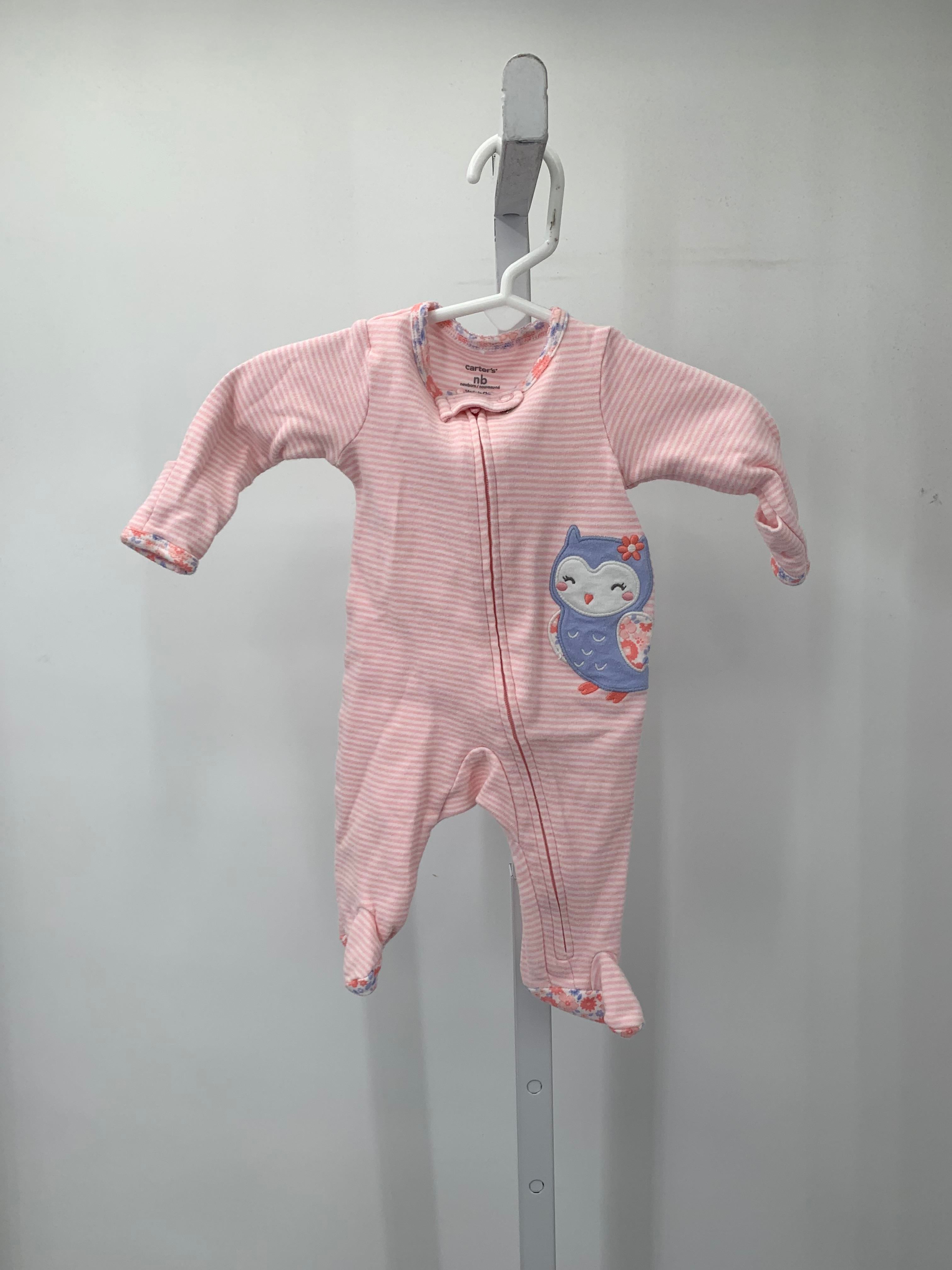 Carters Size Newborn Girls Long Slv. Romper