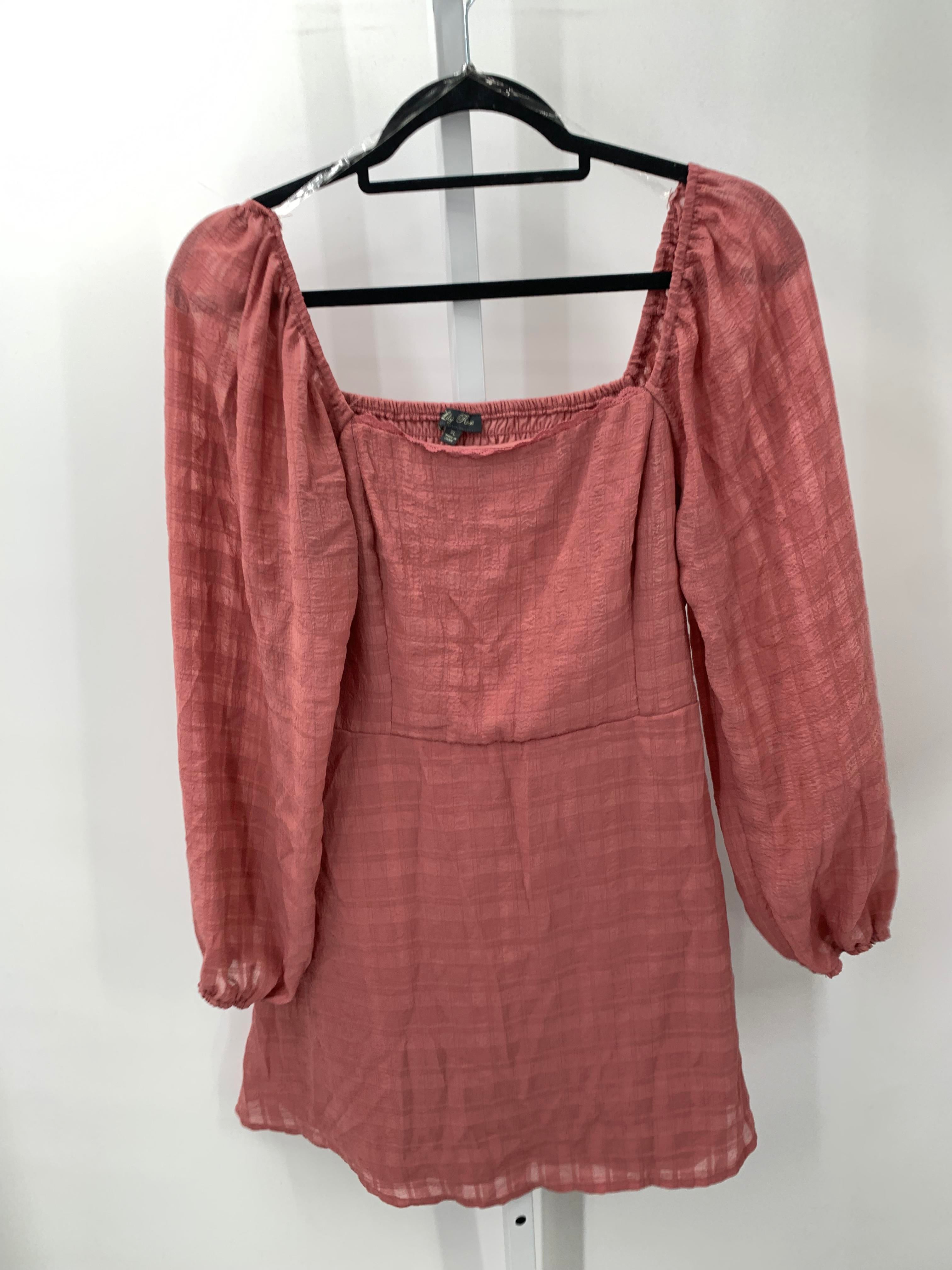 Lily Rose Size Extra Large Misses Long Sleeve Dress