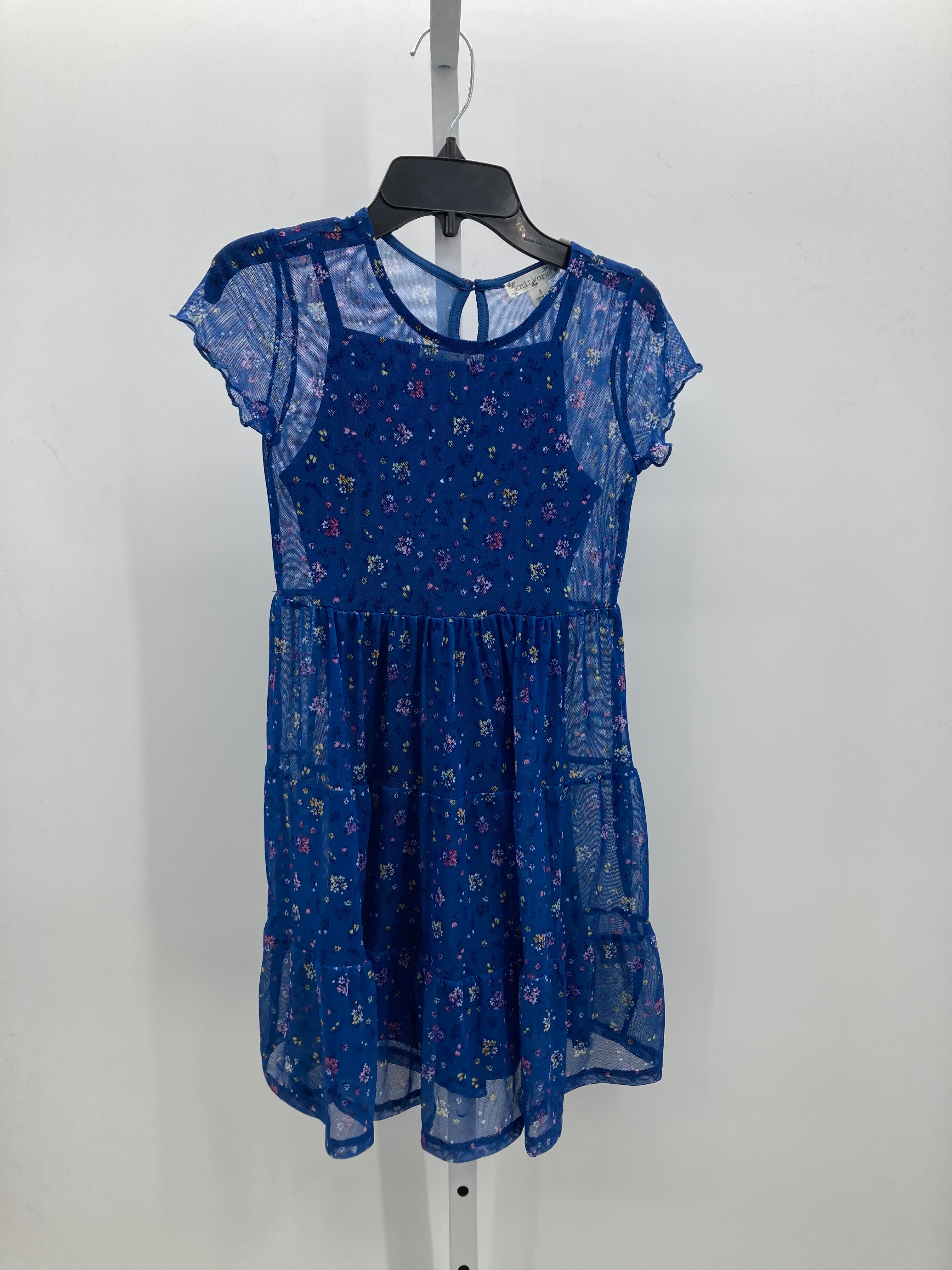 Knit Works Size 8 Girls Short Sleeve Dress