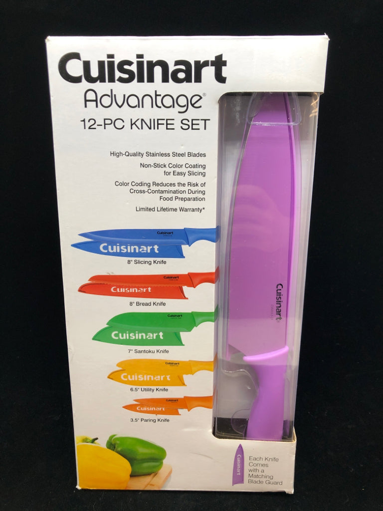 NEW 12PC KNIFE SET IN BOX.