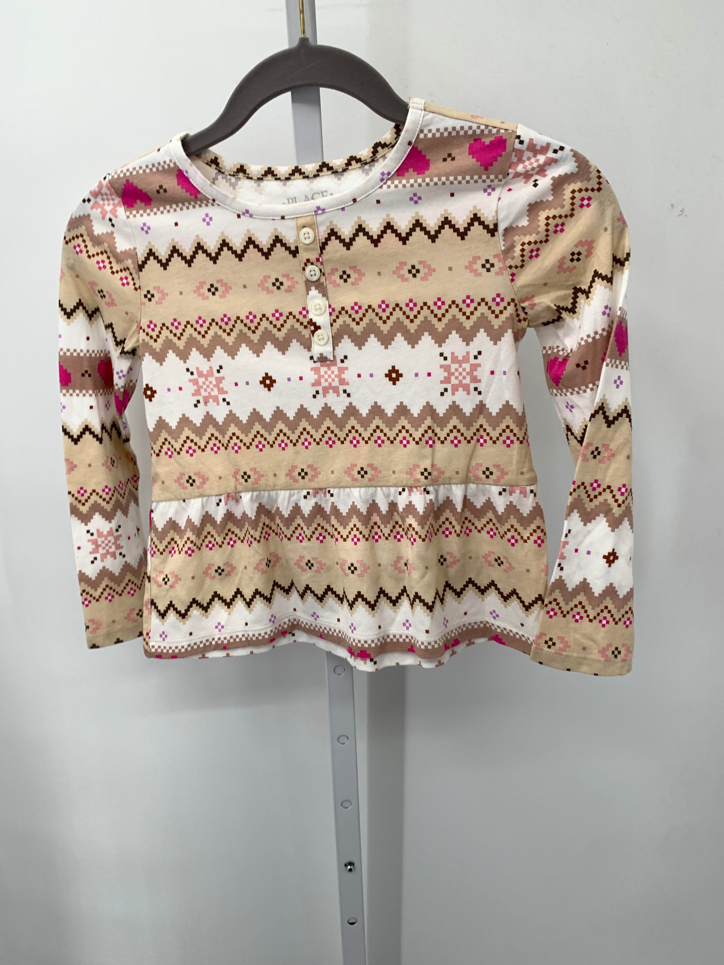 Children's Place Size 5-6 Girls Long Sleeve Shirt