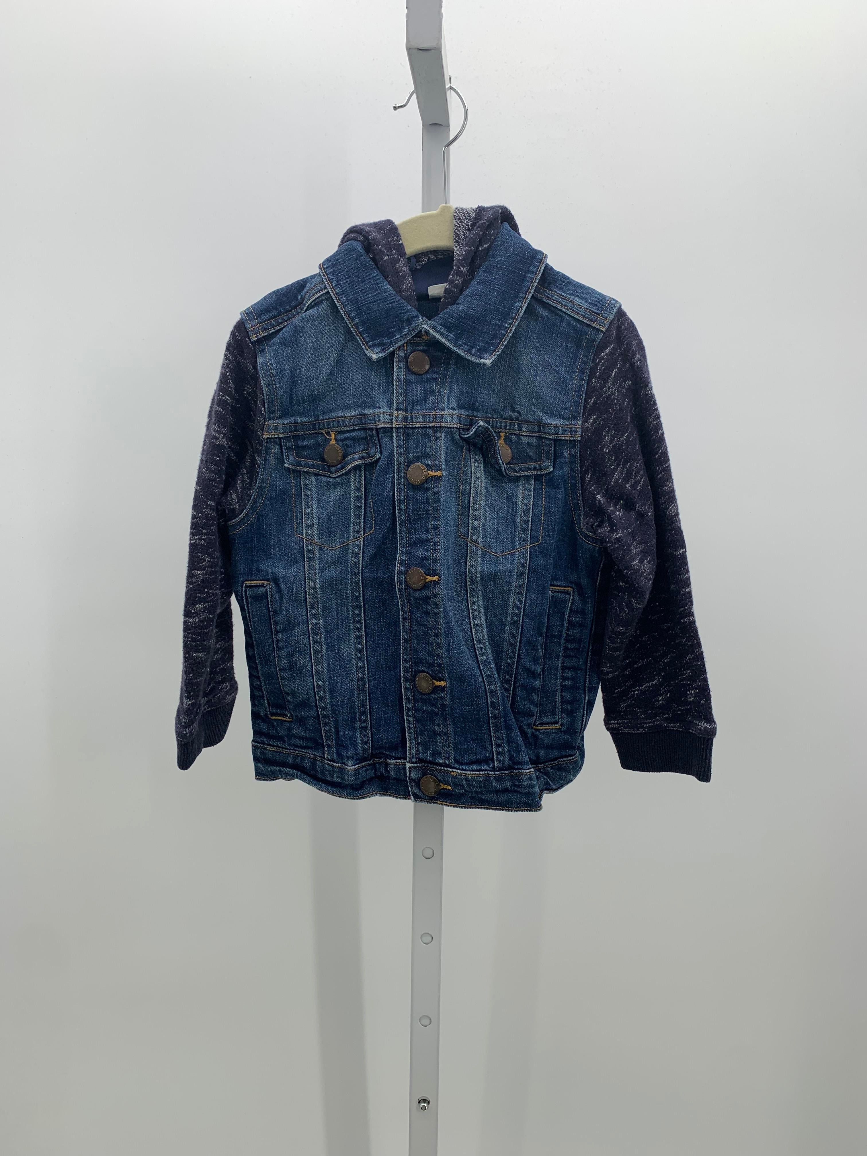 KNIT SLEEVES/ DENIM JACKET