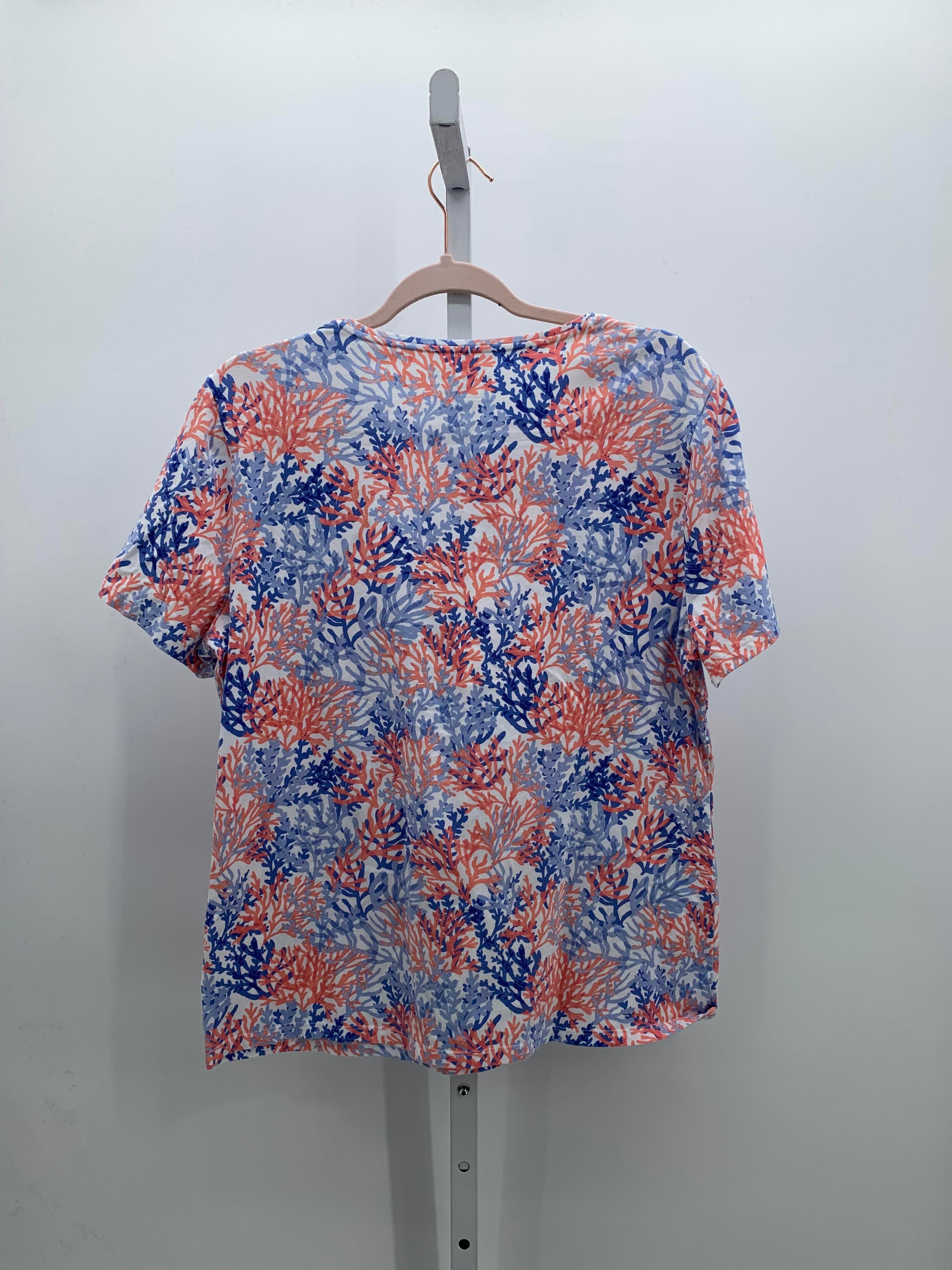 Talbots Size Extra Large Misses Short Sleeve Shirt