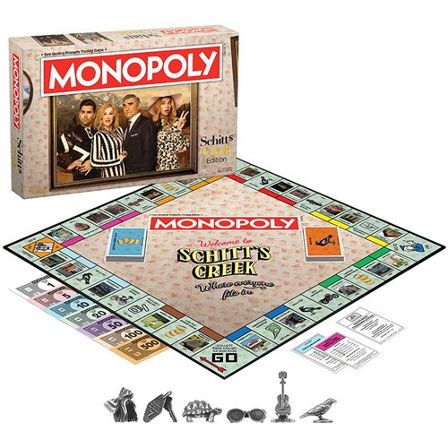 Schitts Creek Collectors Edition Monopoly Board Game | 2-6 Players -