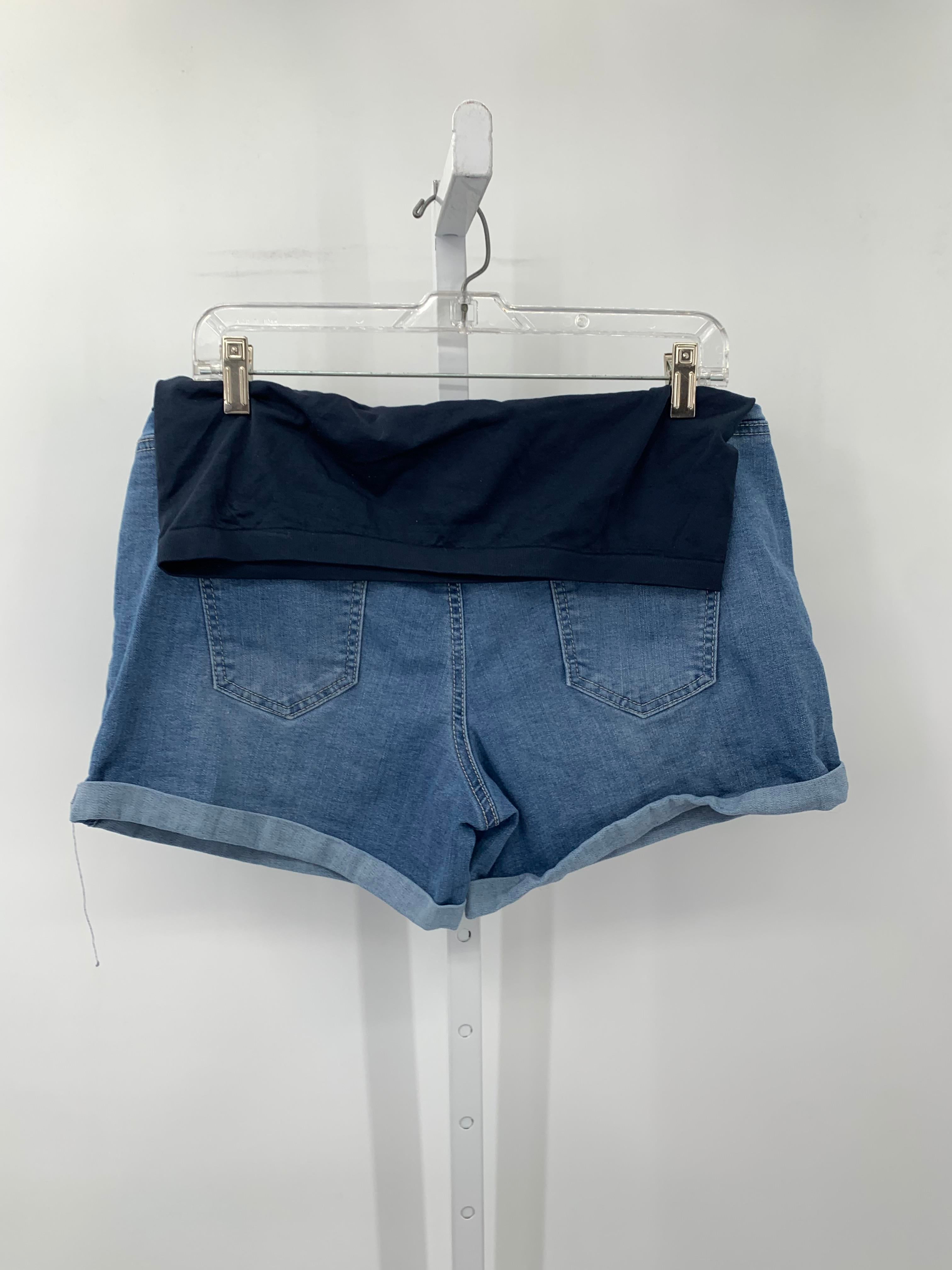 Time and Tru Denim Size Large Maternity Shorts