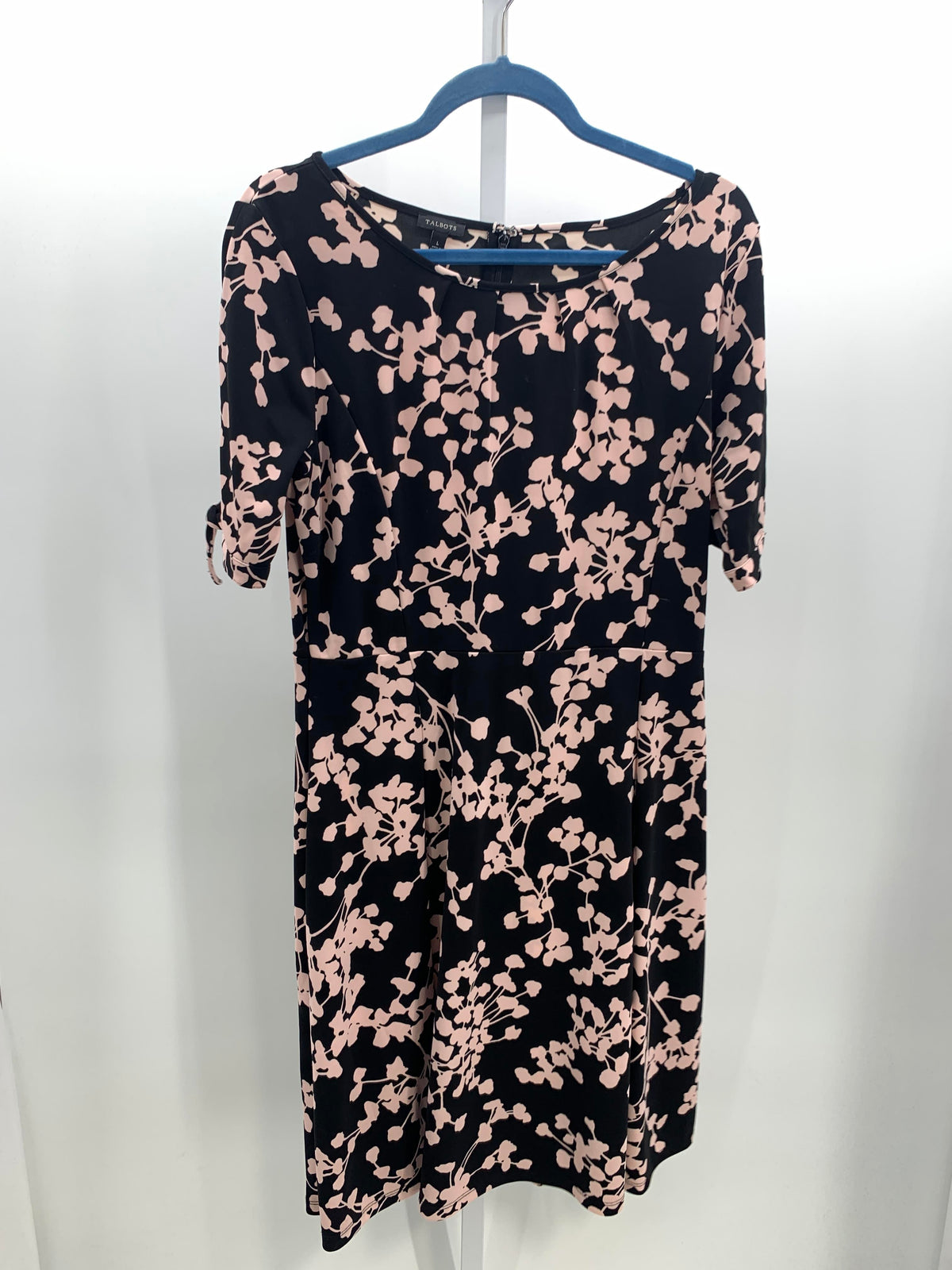 Talbots Size Large Misses Short Sleeve Dress