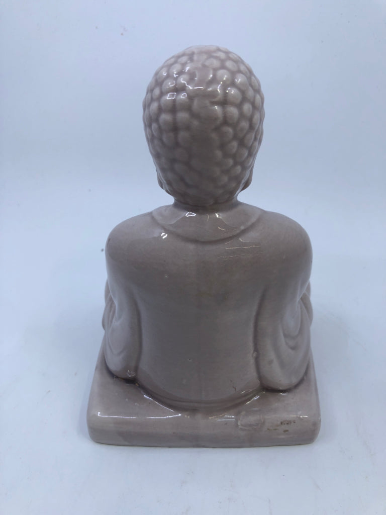 OFF WHITE/PINK GLOSSY BUDDHA.