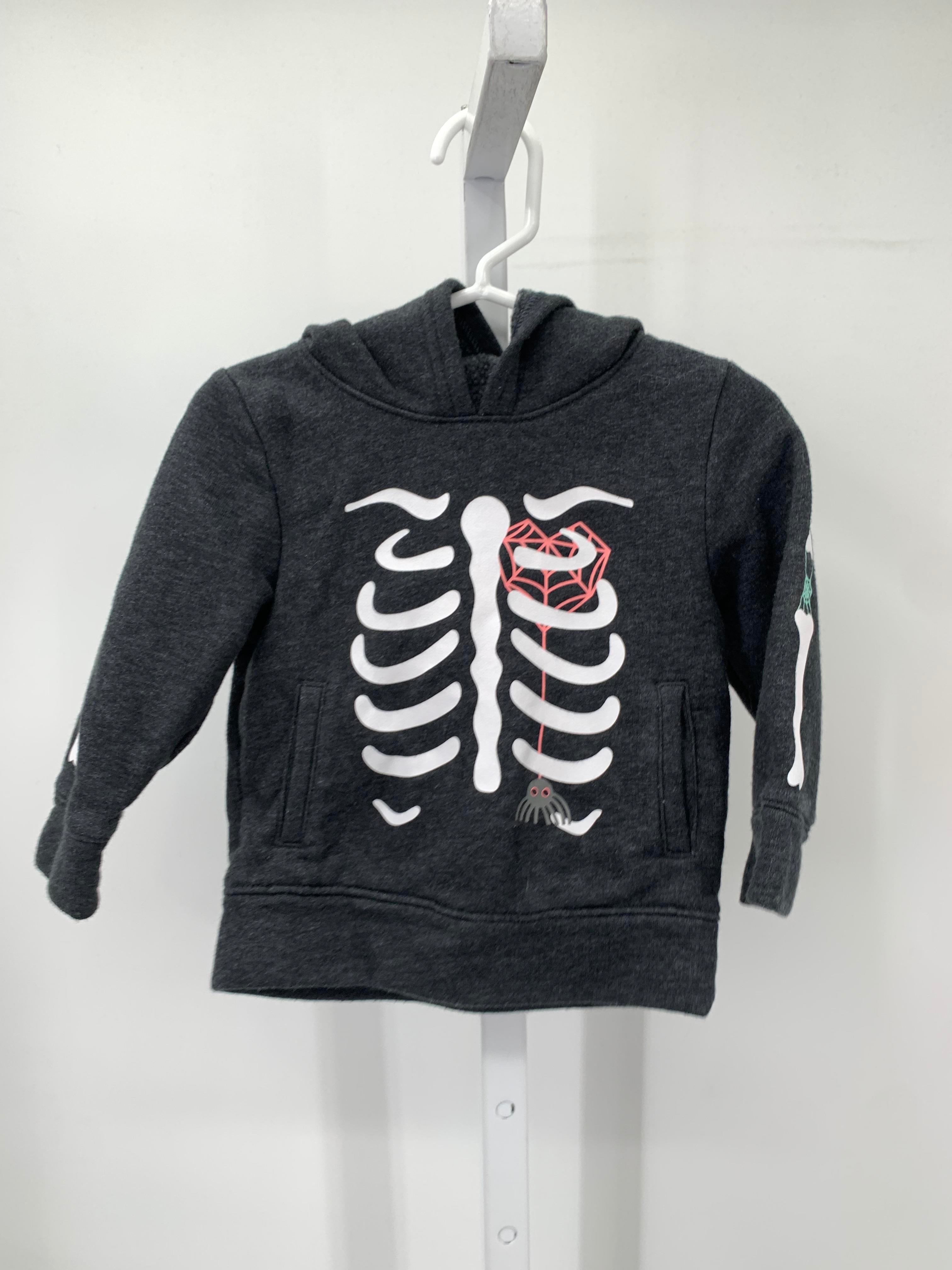 HOODIE BONES PINK HEART