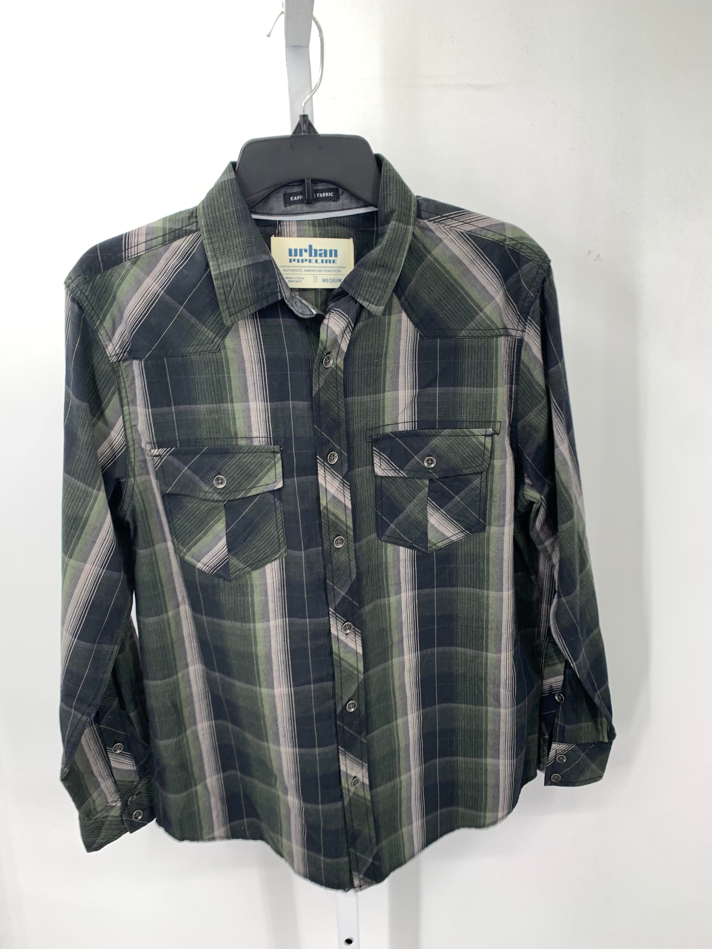 PLAID BTN DOWN