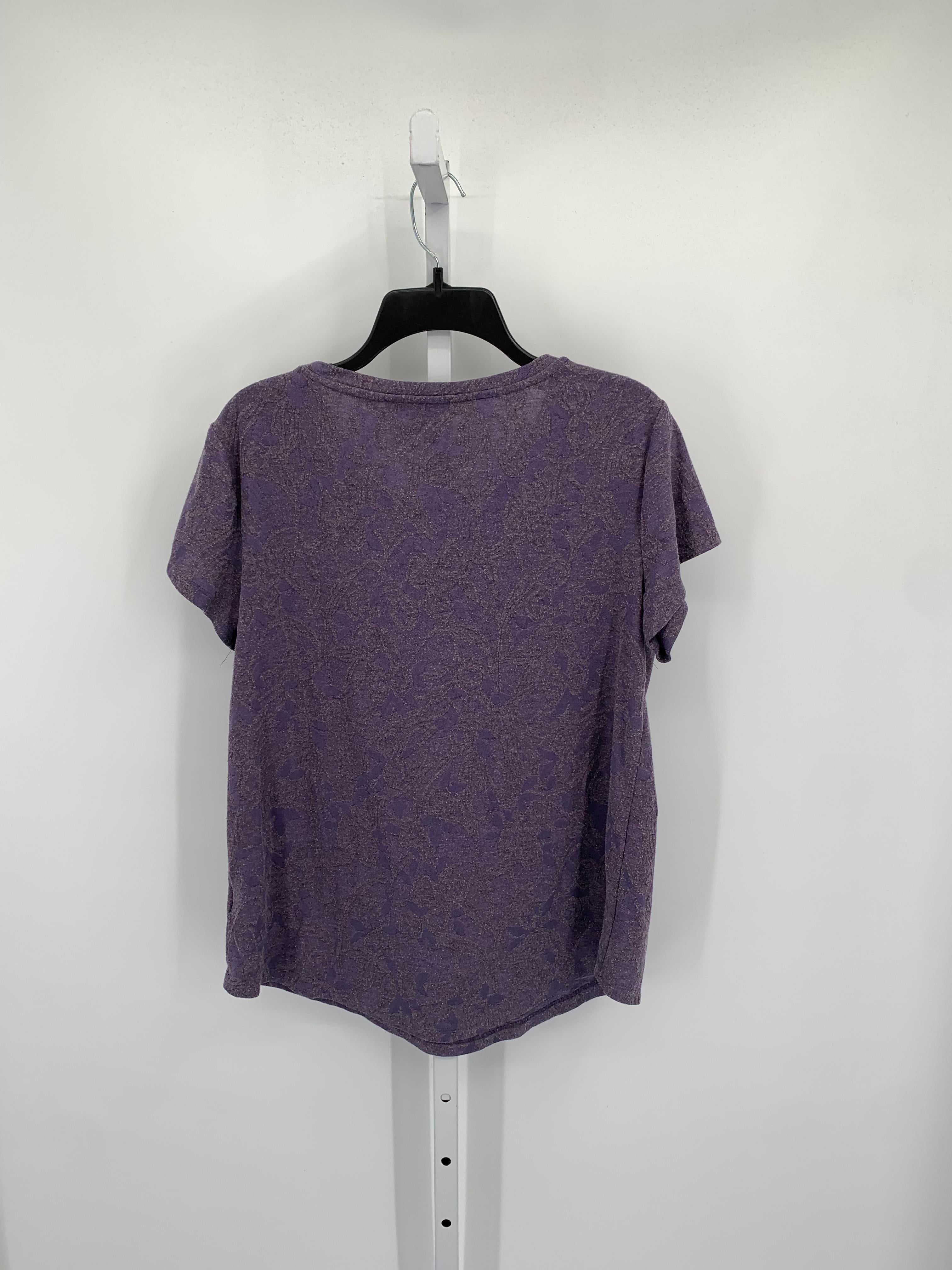 Vera Wang Size Large Misses Short Sleeve Shirt