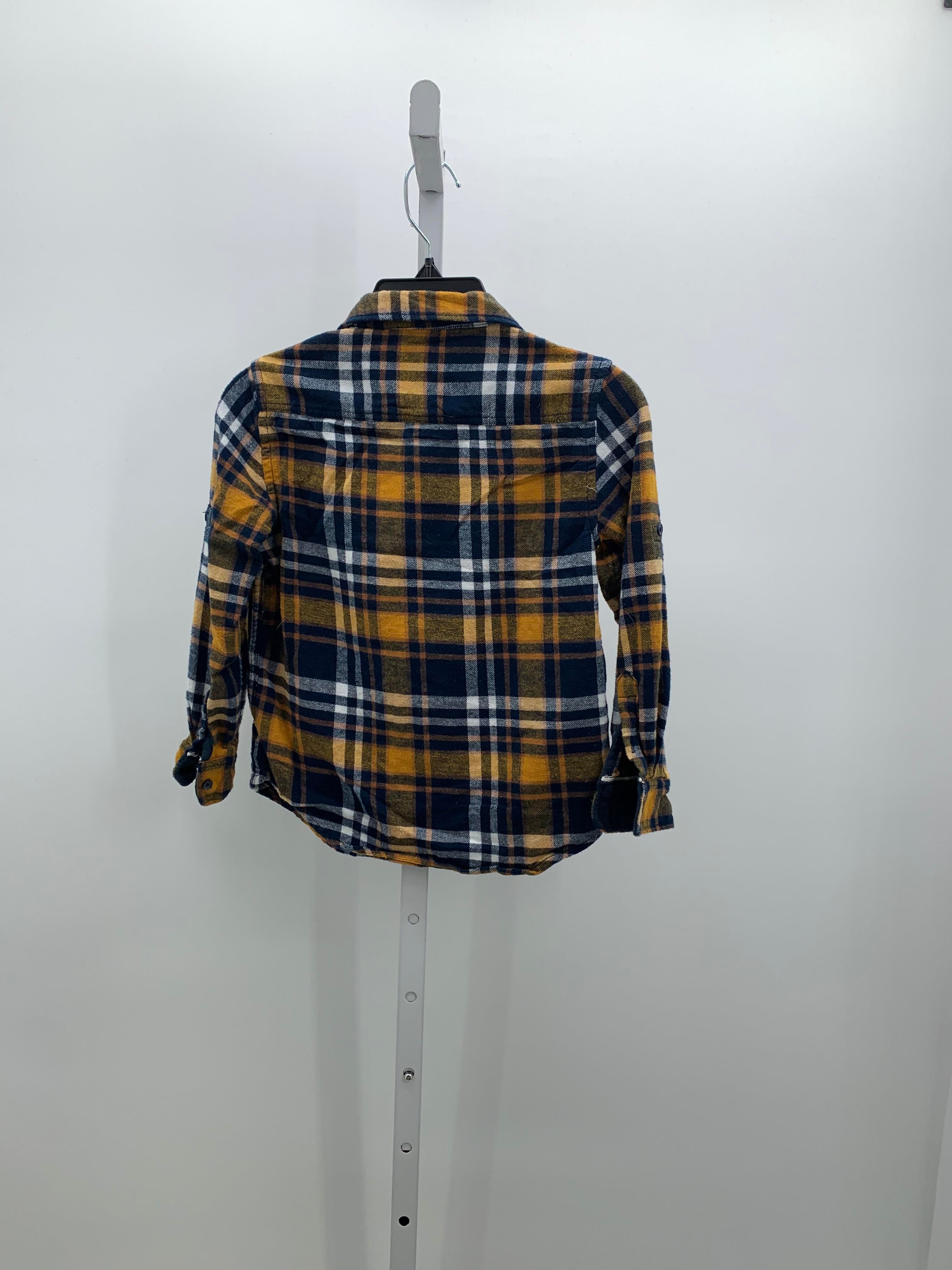 NAVY/YELLOW FLANNEL
