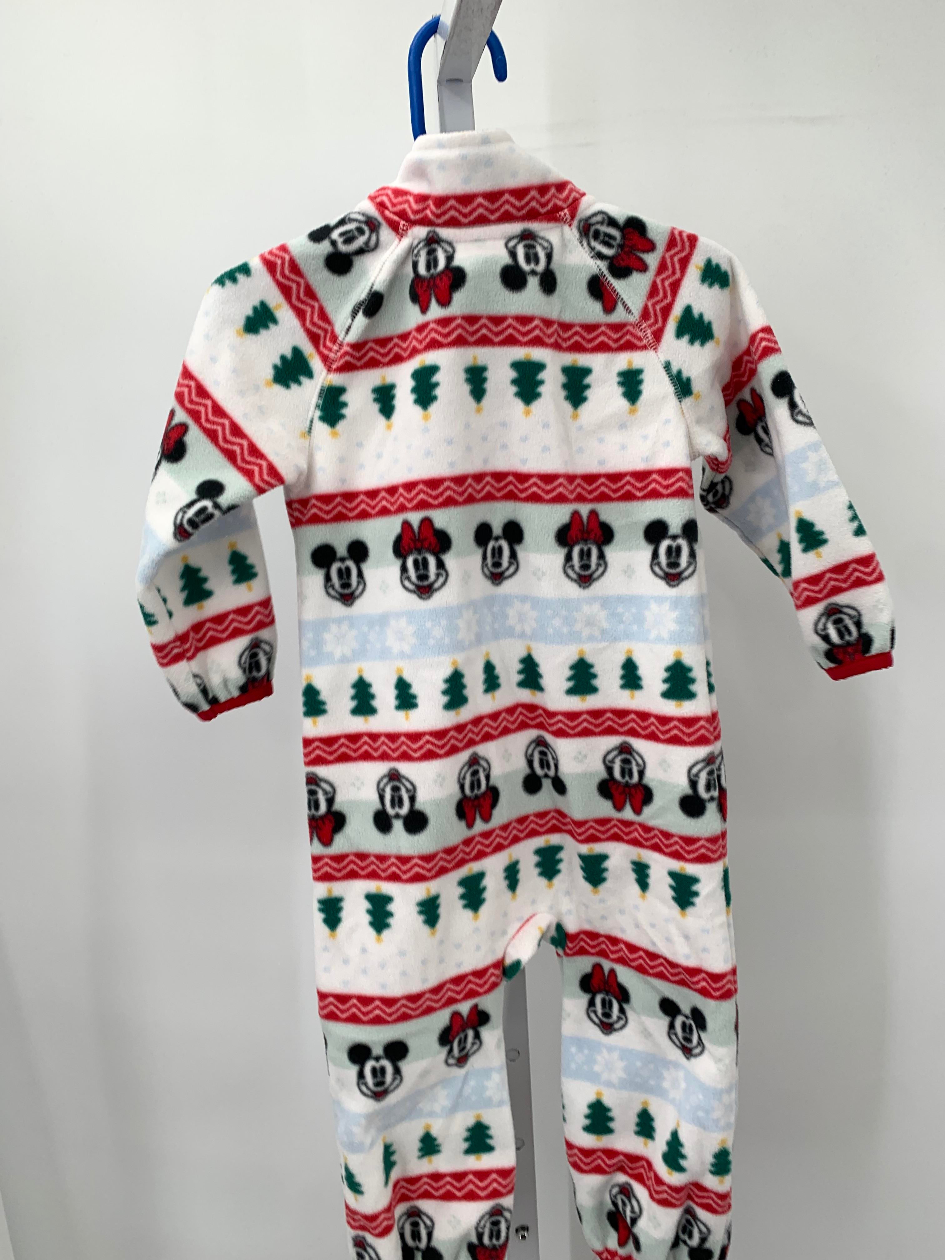 LONG SLV ROMPER MICKEY AND MINNIE
