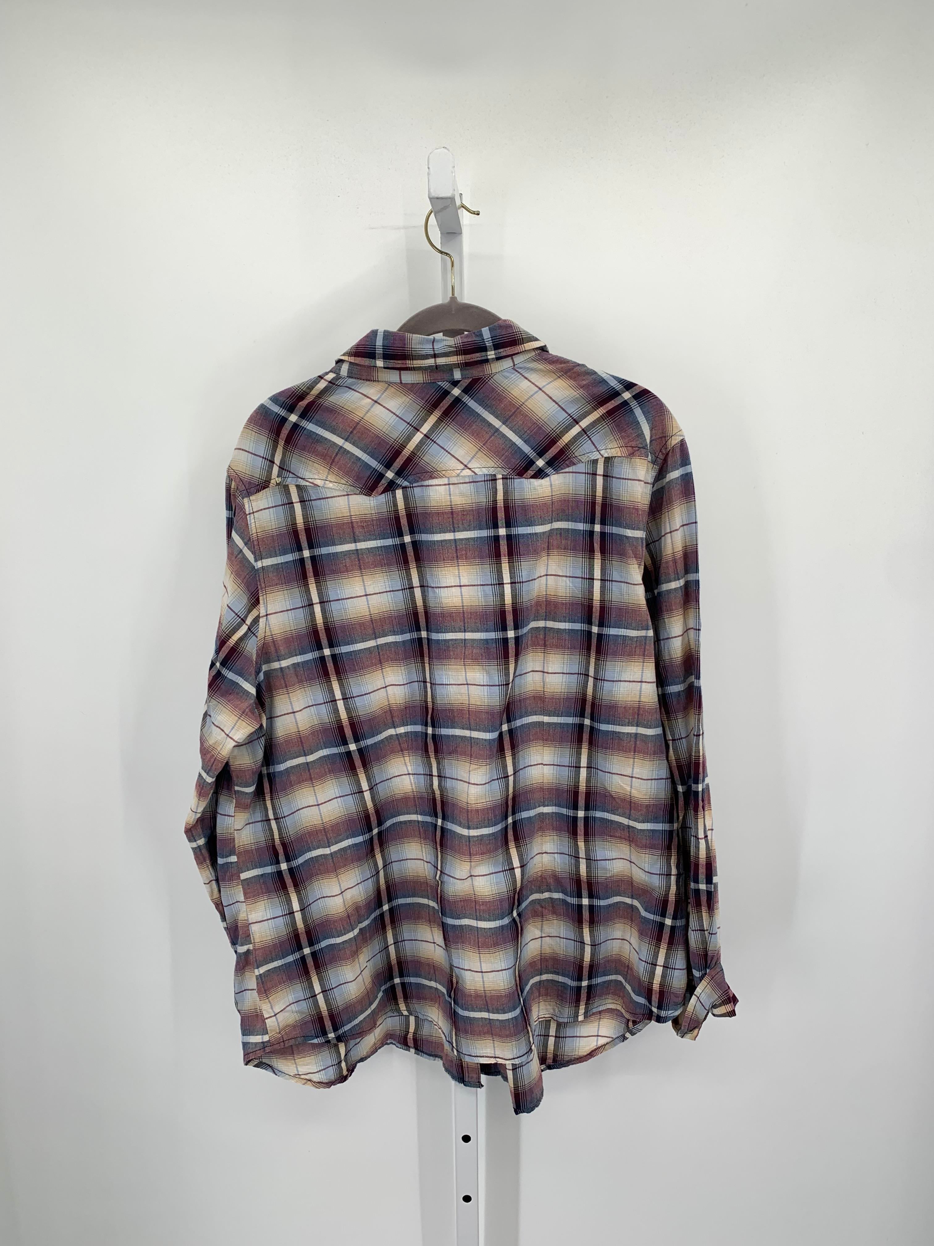 Mossimo Size 2X Womens Long Sleeve Shirt