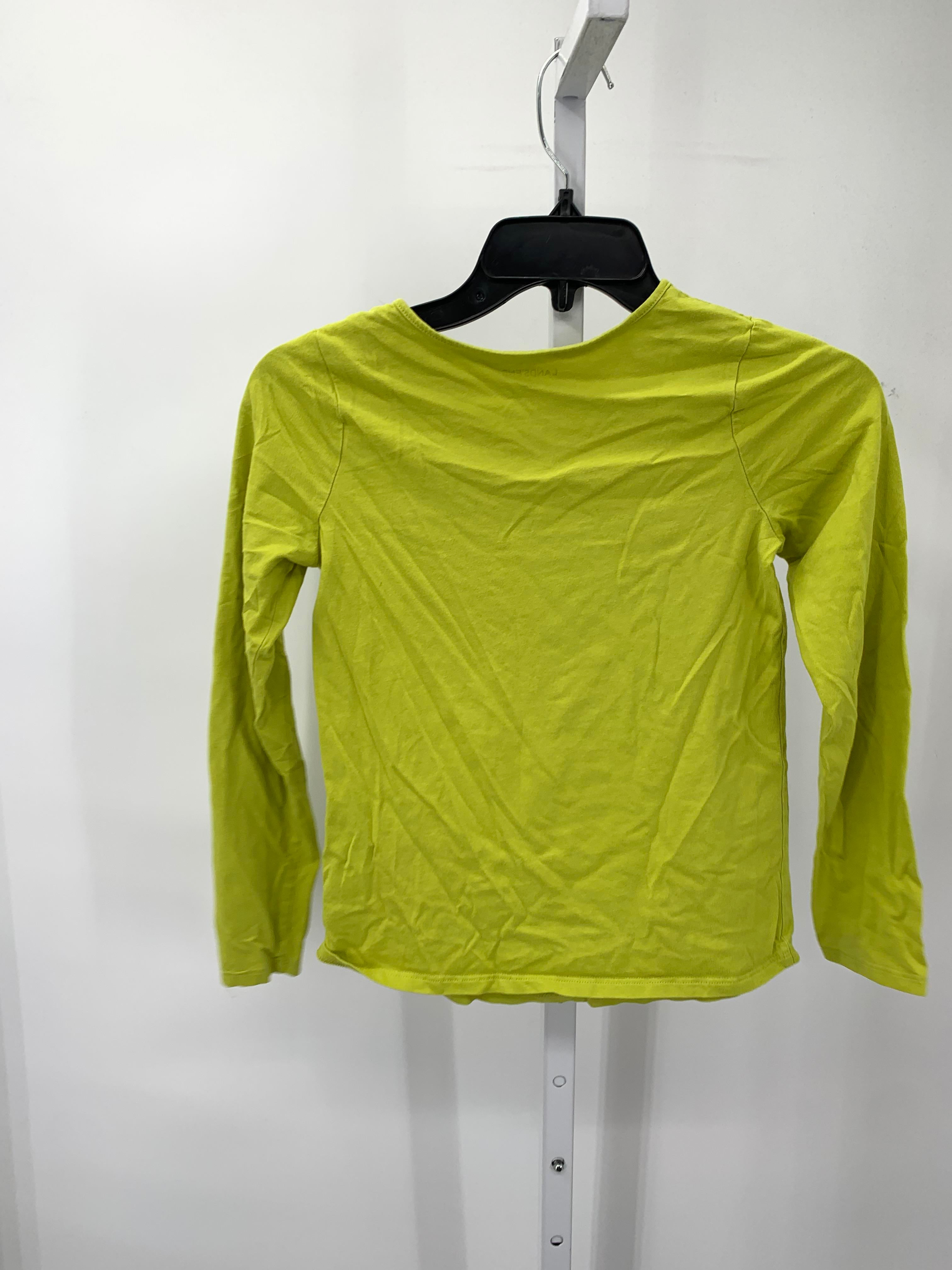 Lands End Size 10-12 Girls Long Sleeve Shirt