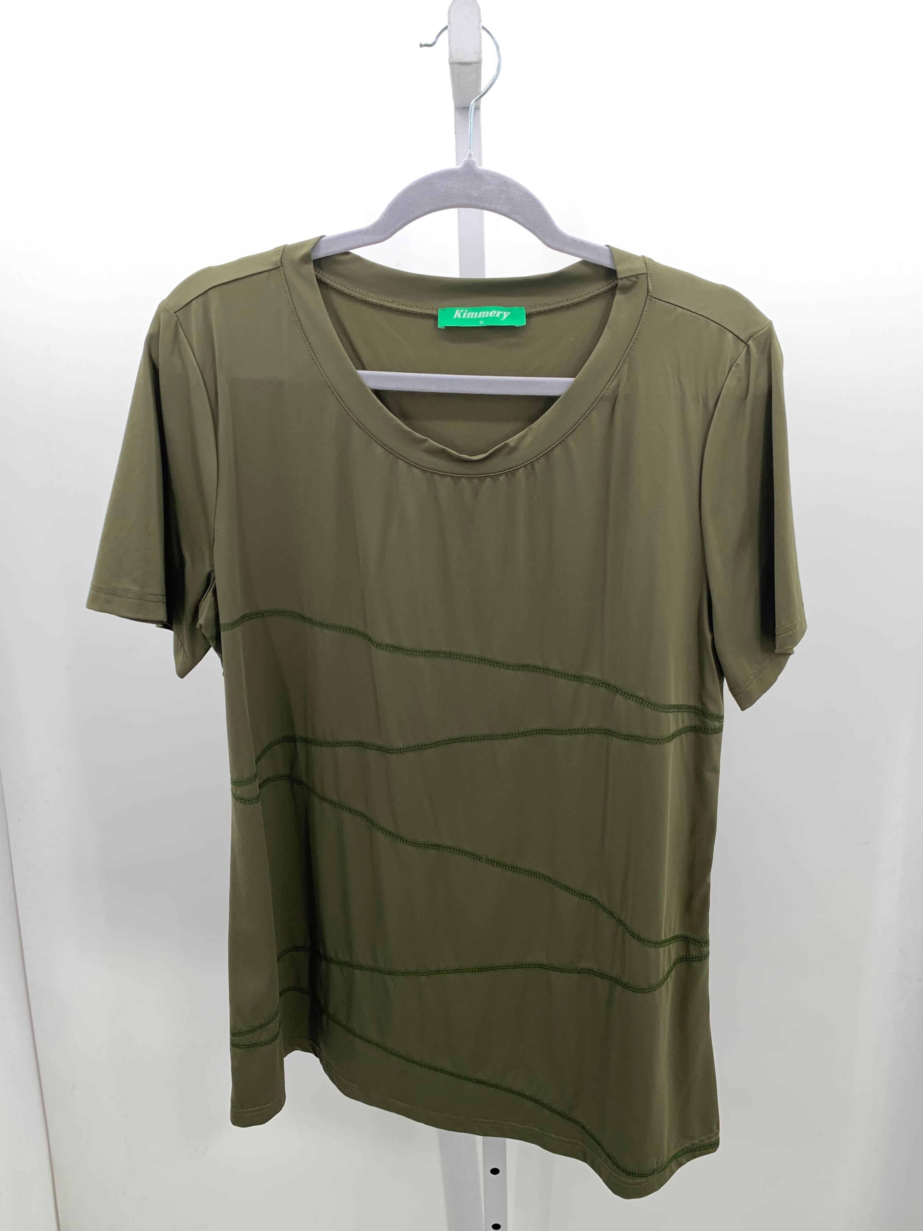 Size Extra Large Misses Short Sleeve Shirt