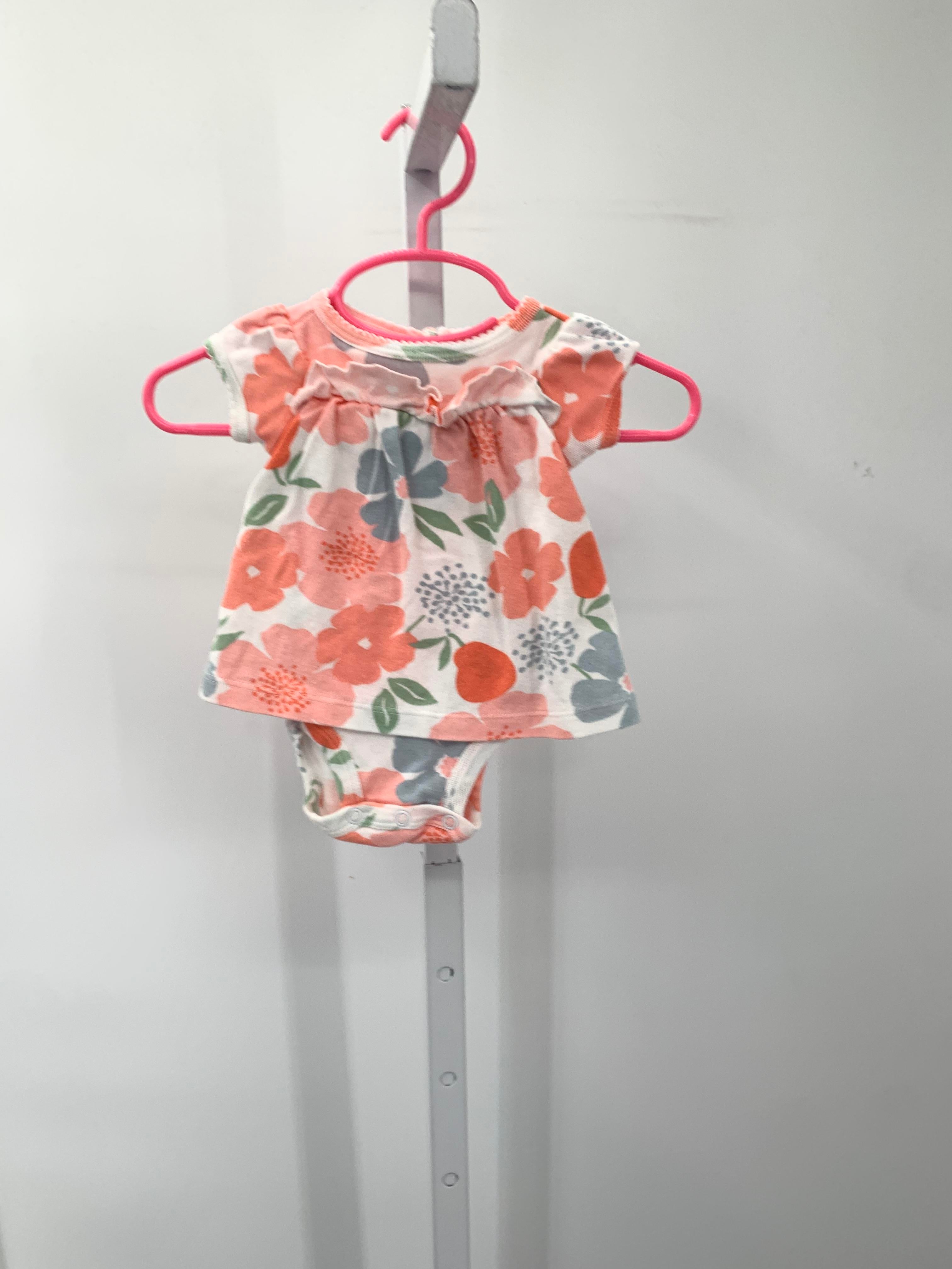 Child of Mine Size Newborn Girls Short Sleeve Dress